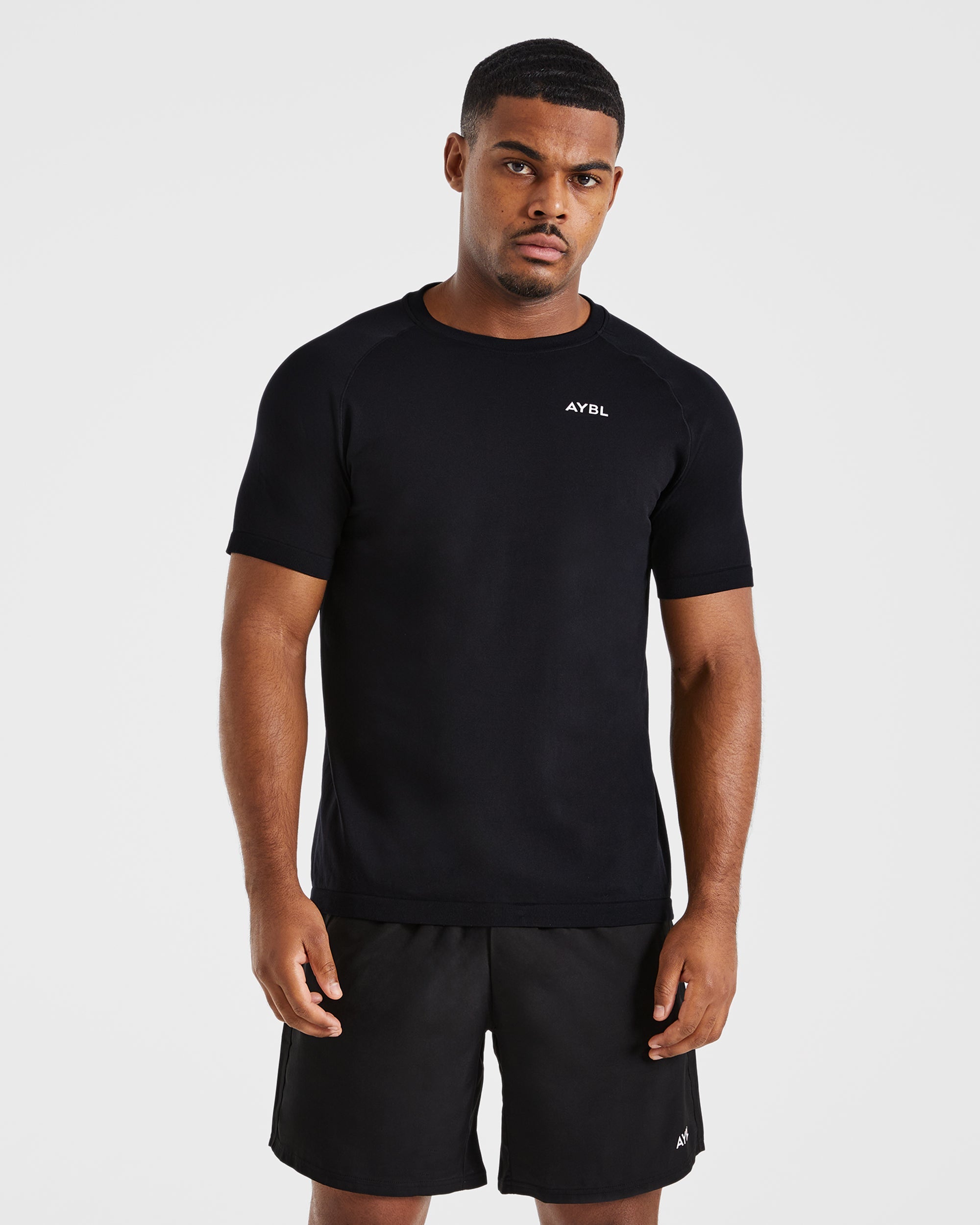 Ascend Seamless T Shirt - Black