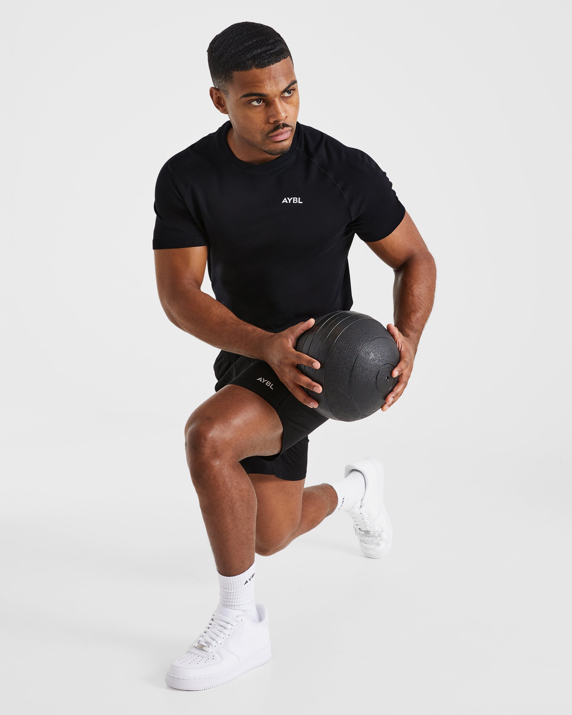 Ascend Seamless T Shirt - Black