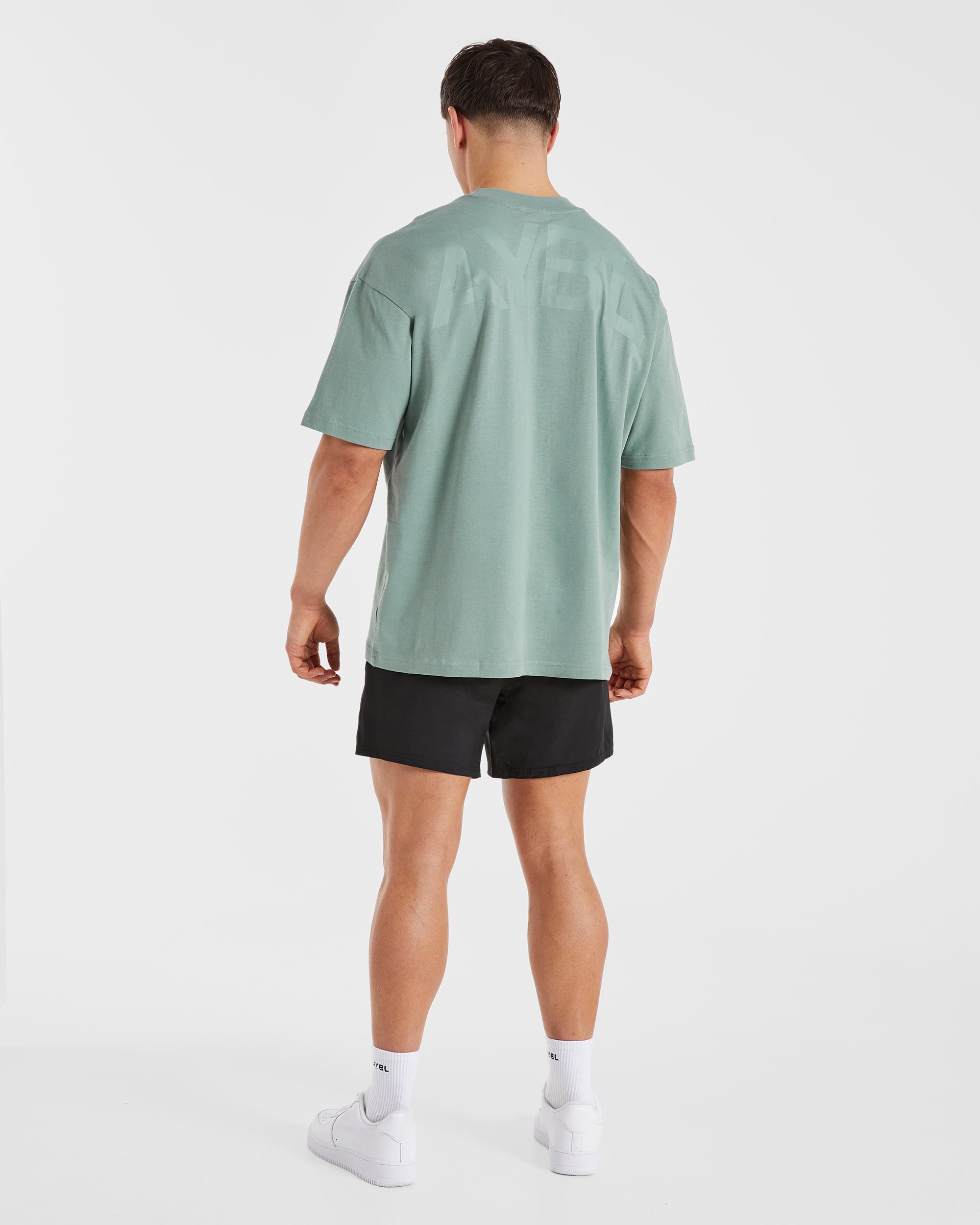 Essential Oversized T Shirt - Slate Green