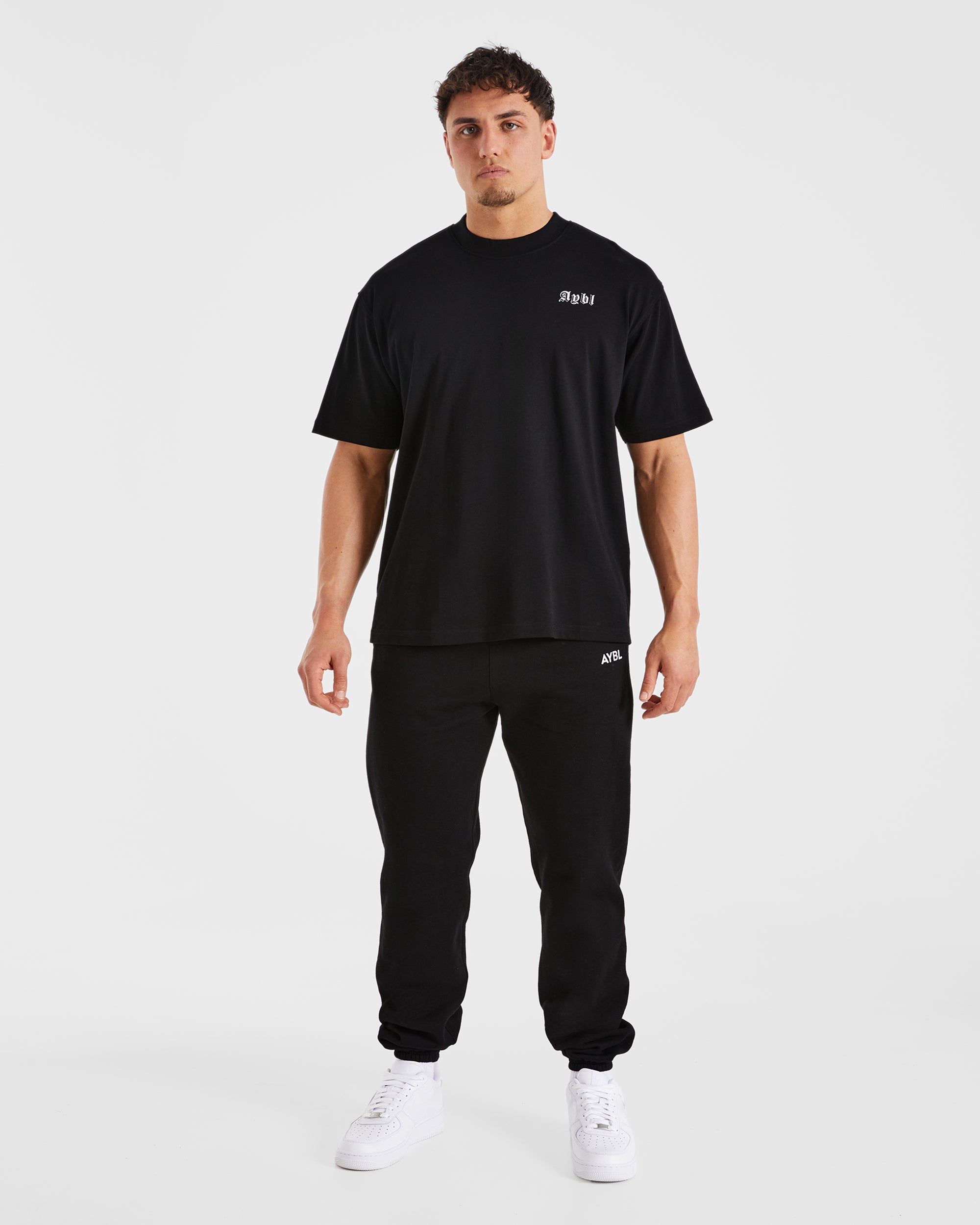 Essential Oversized Joggers - Black