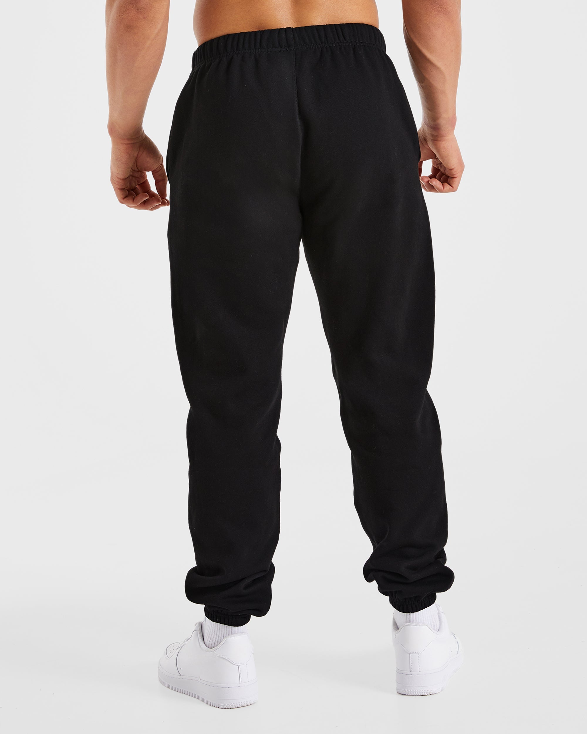 Pantalon de jogging oversize essentiel - Noir