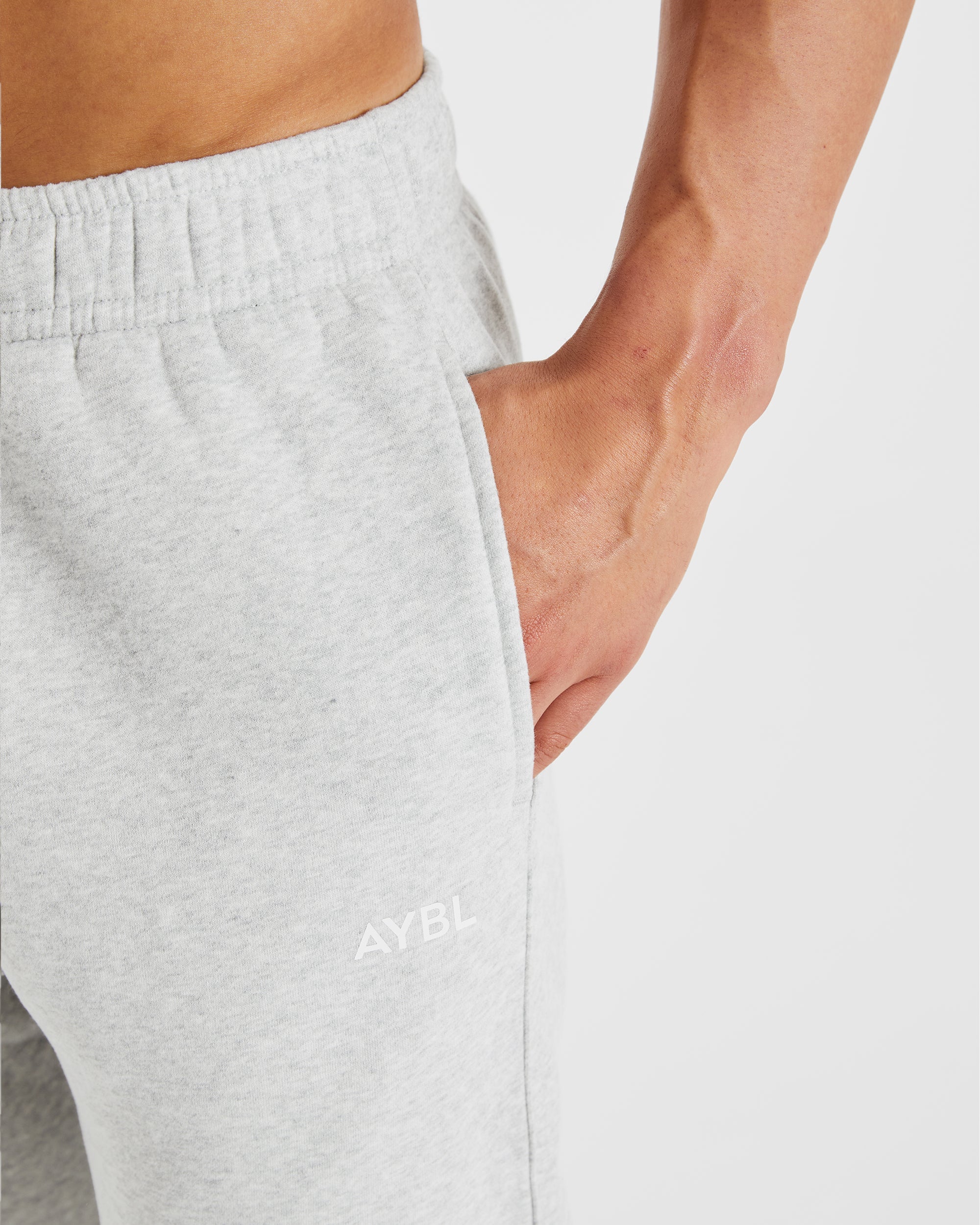 Essential Joggers – Grau meliert