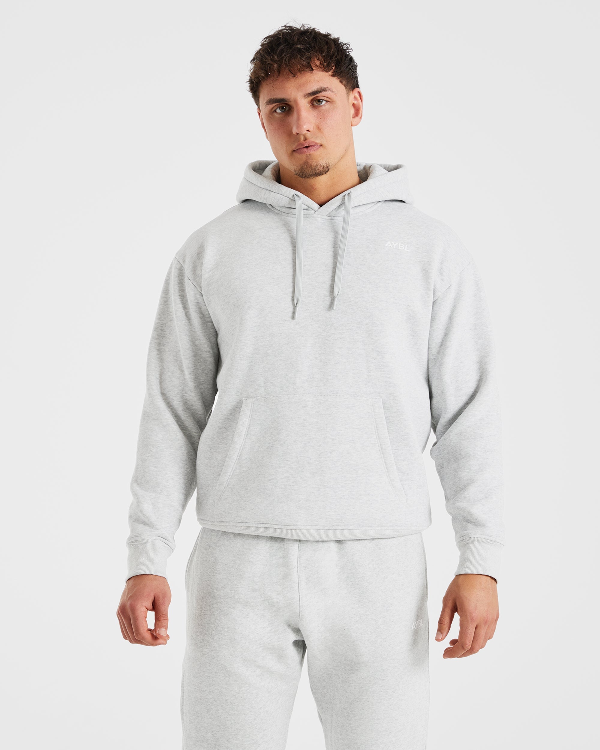 Essential Hoodie – Grau meliert