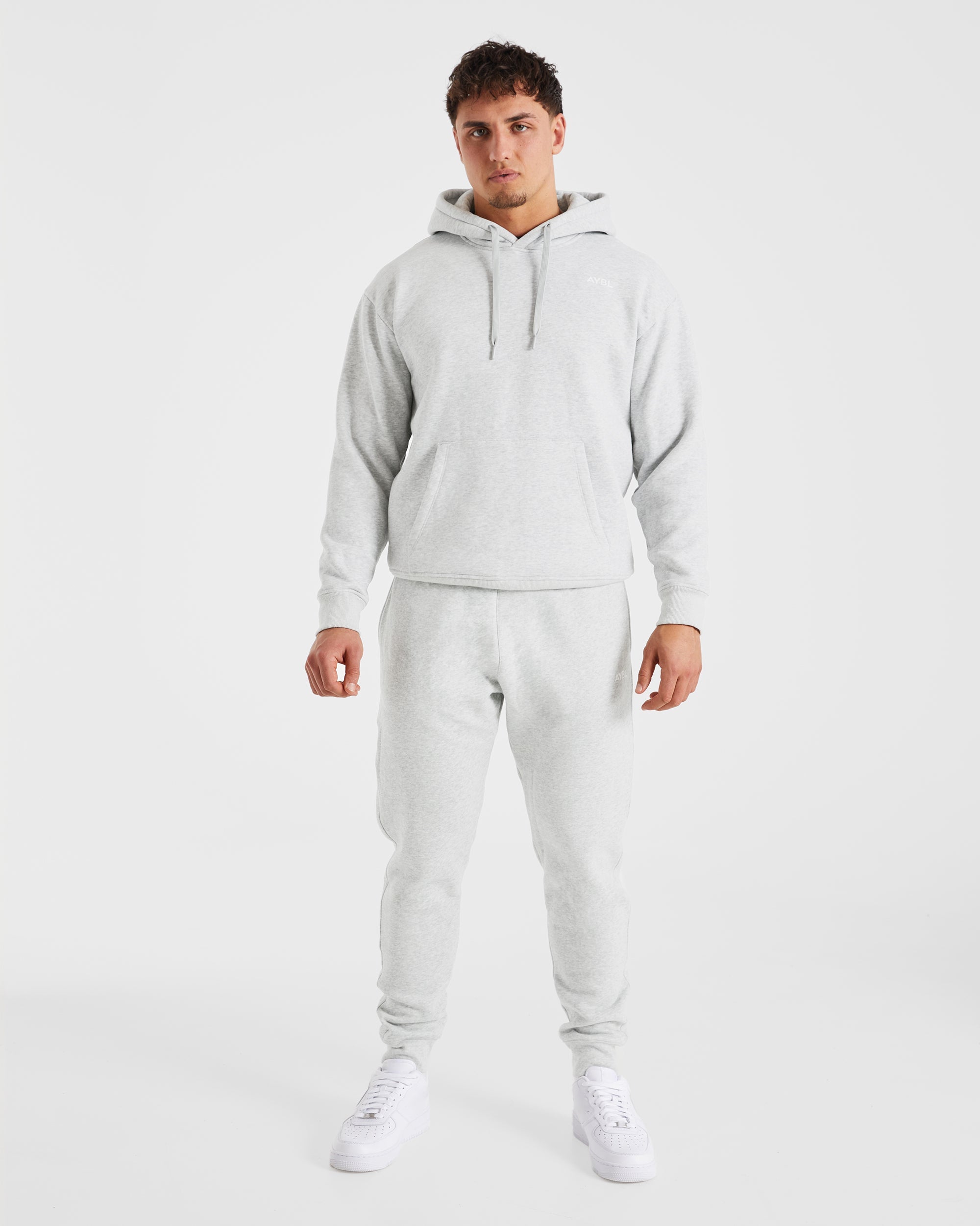 Essential Hoodie – Grau meliert