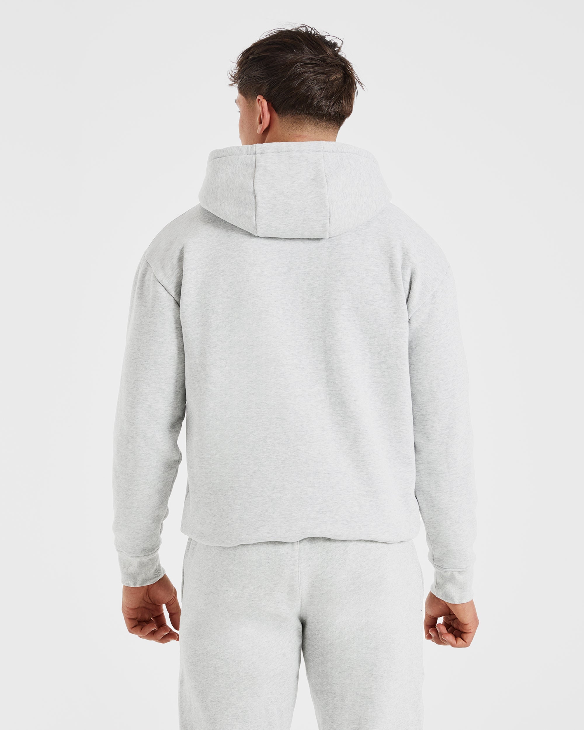 Essential Hoodie – Grau meliert