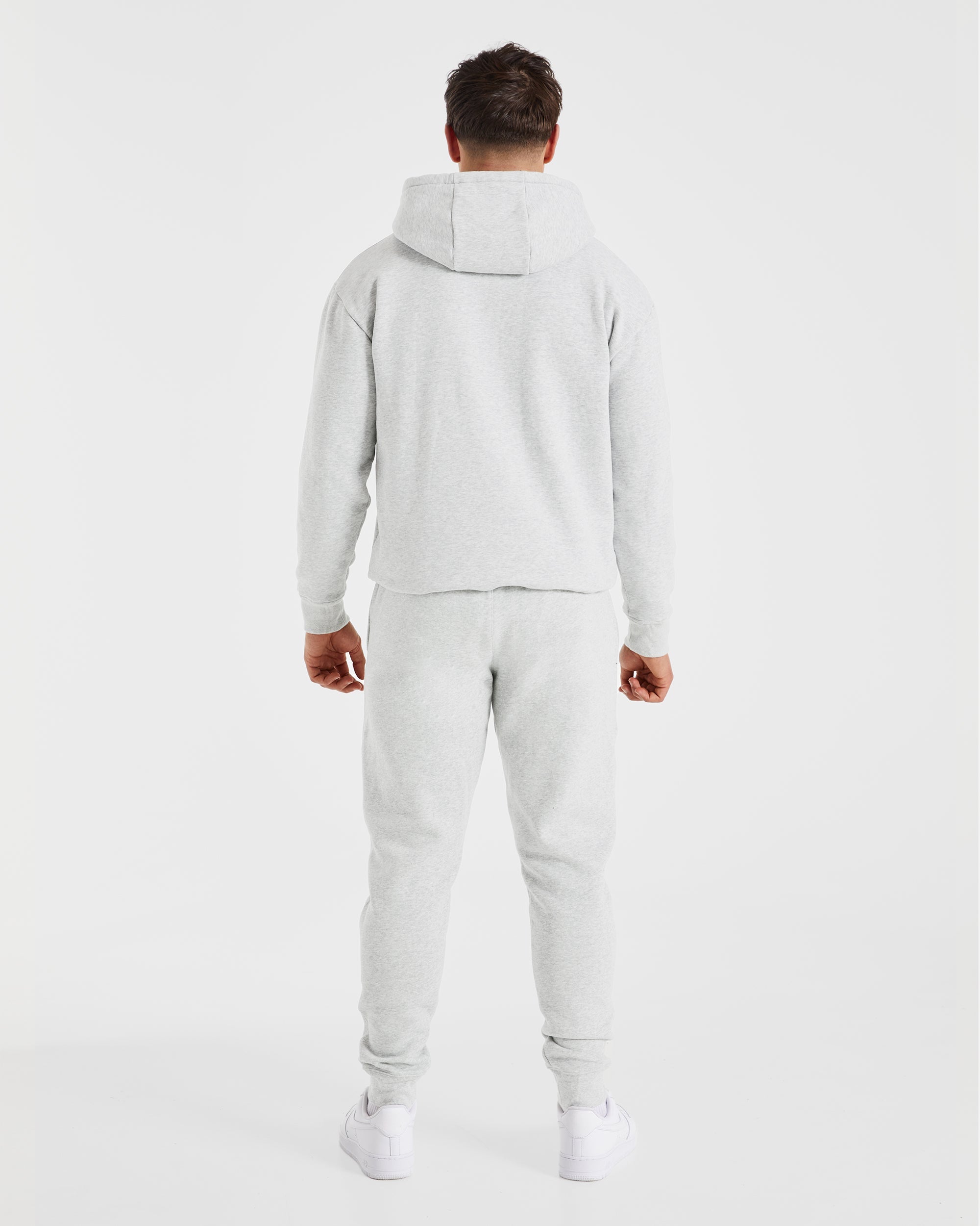 Essential Hoodie – Grau meliert