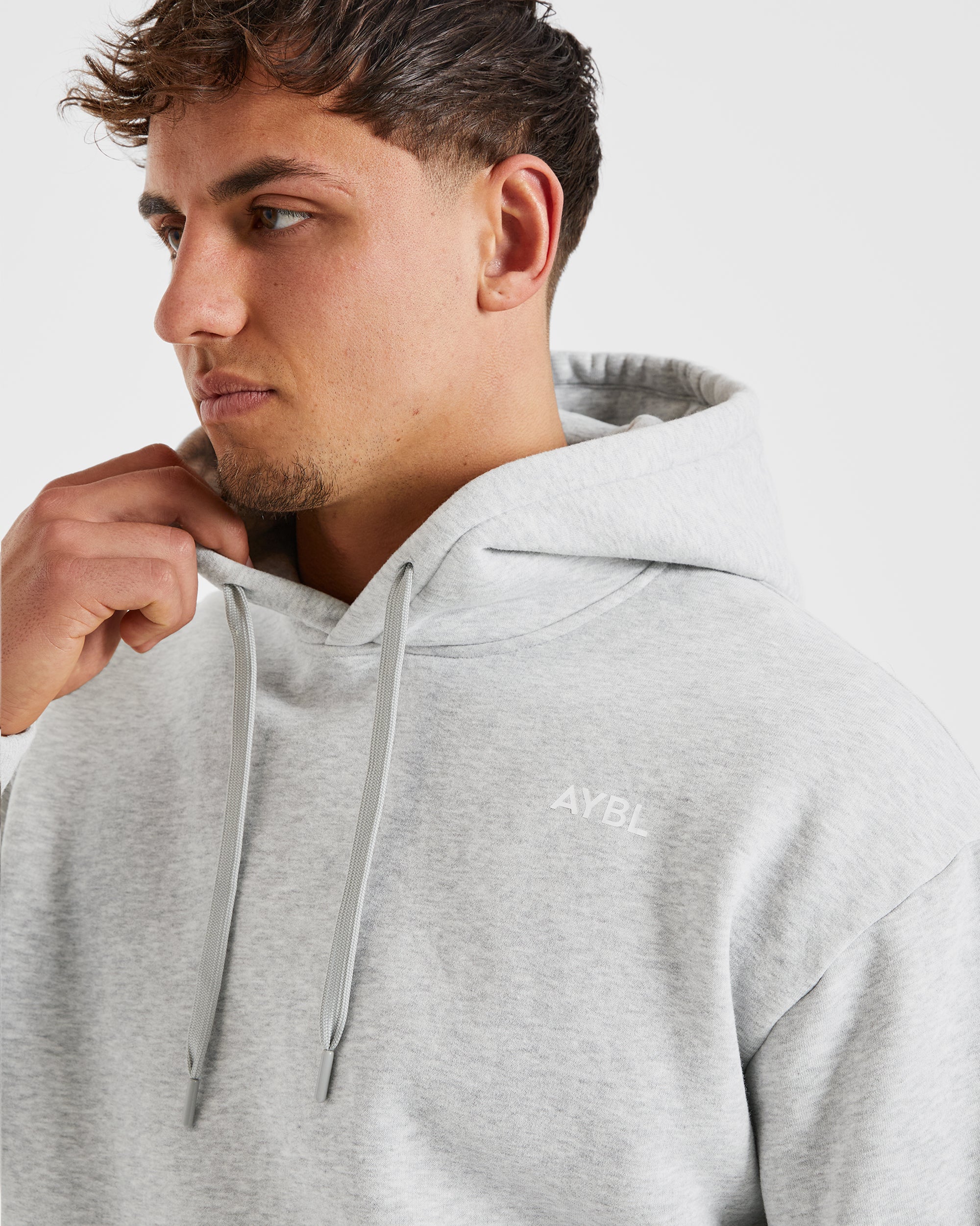 Essential Hoodie – Grau meliert