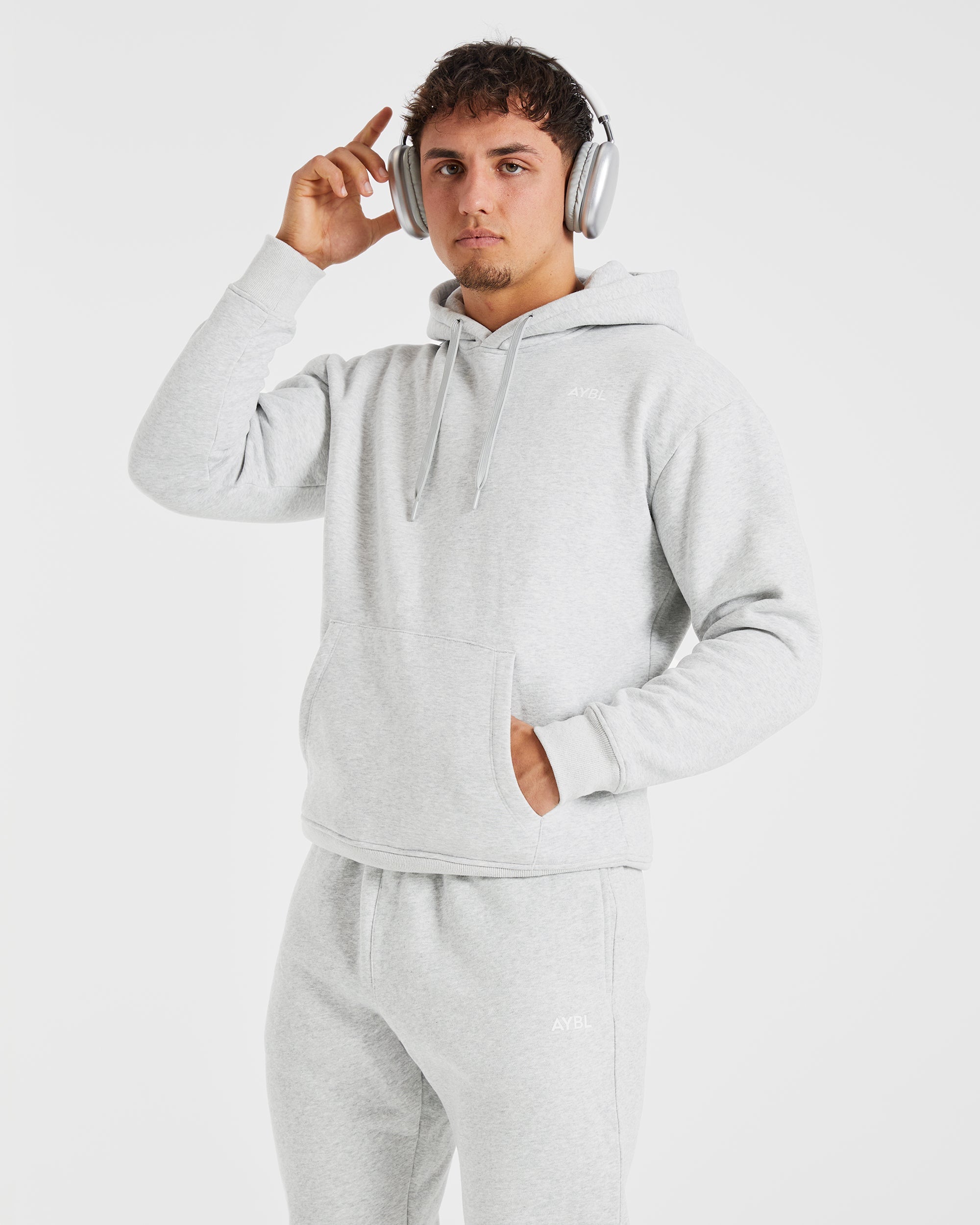 Essential Hoodie – Grau meliert