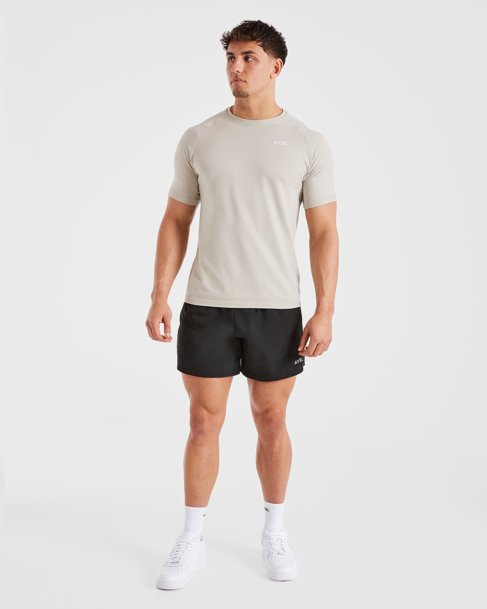 Ascend Seamless T Shirt - Ice Grey