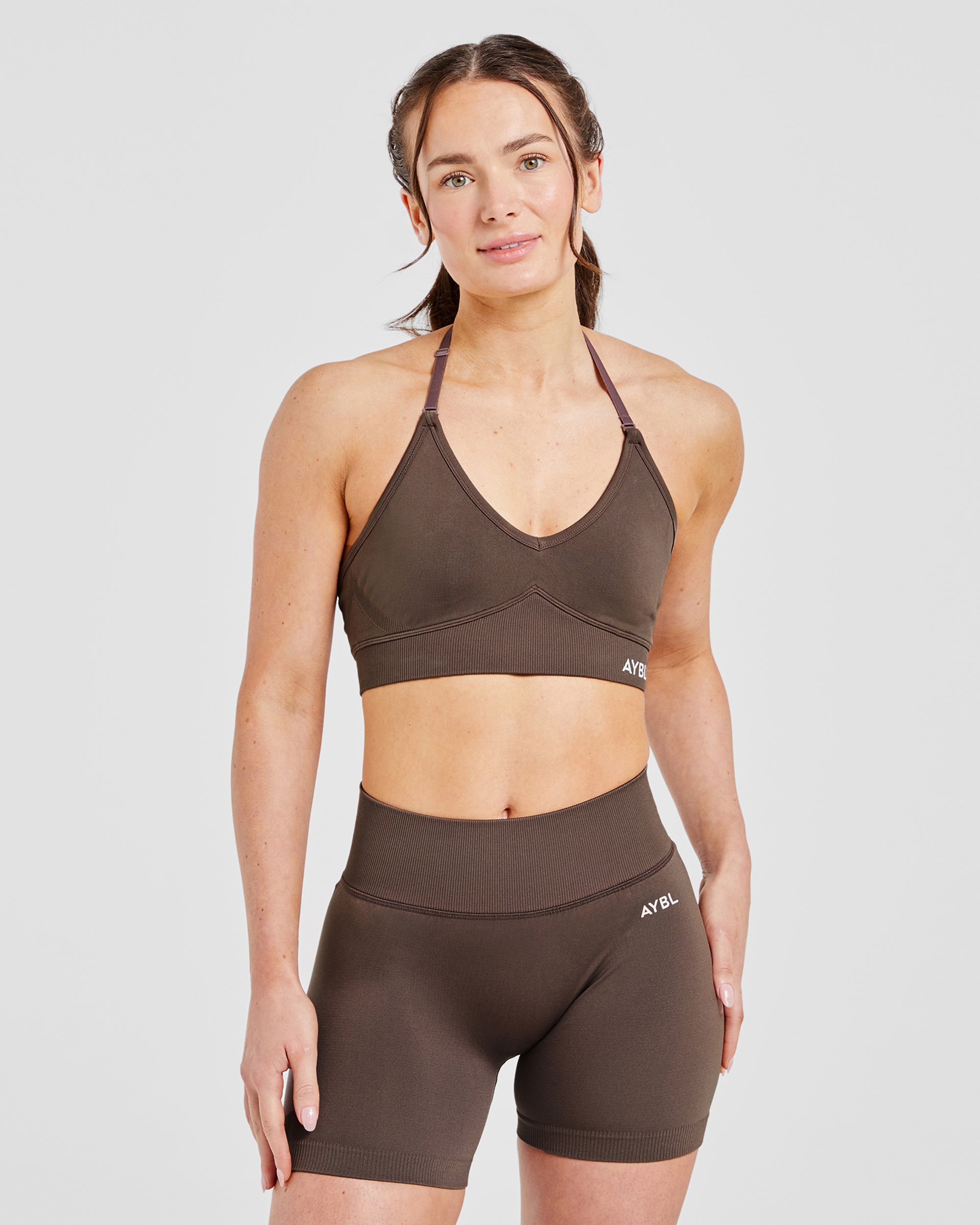 Adapt Seamless Sports Bra - Brown