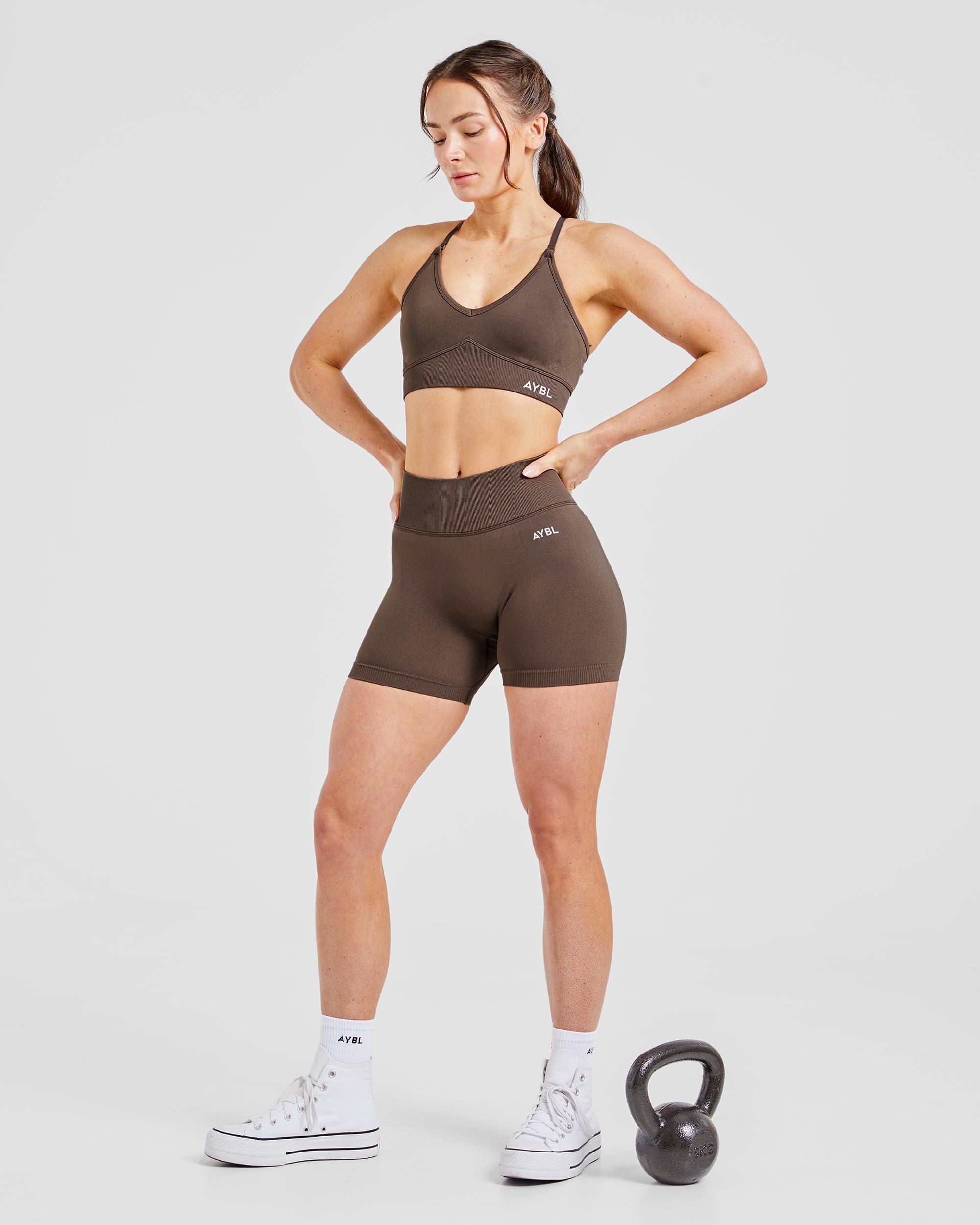 Adapt Seamless Shorts - Brown