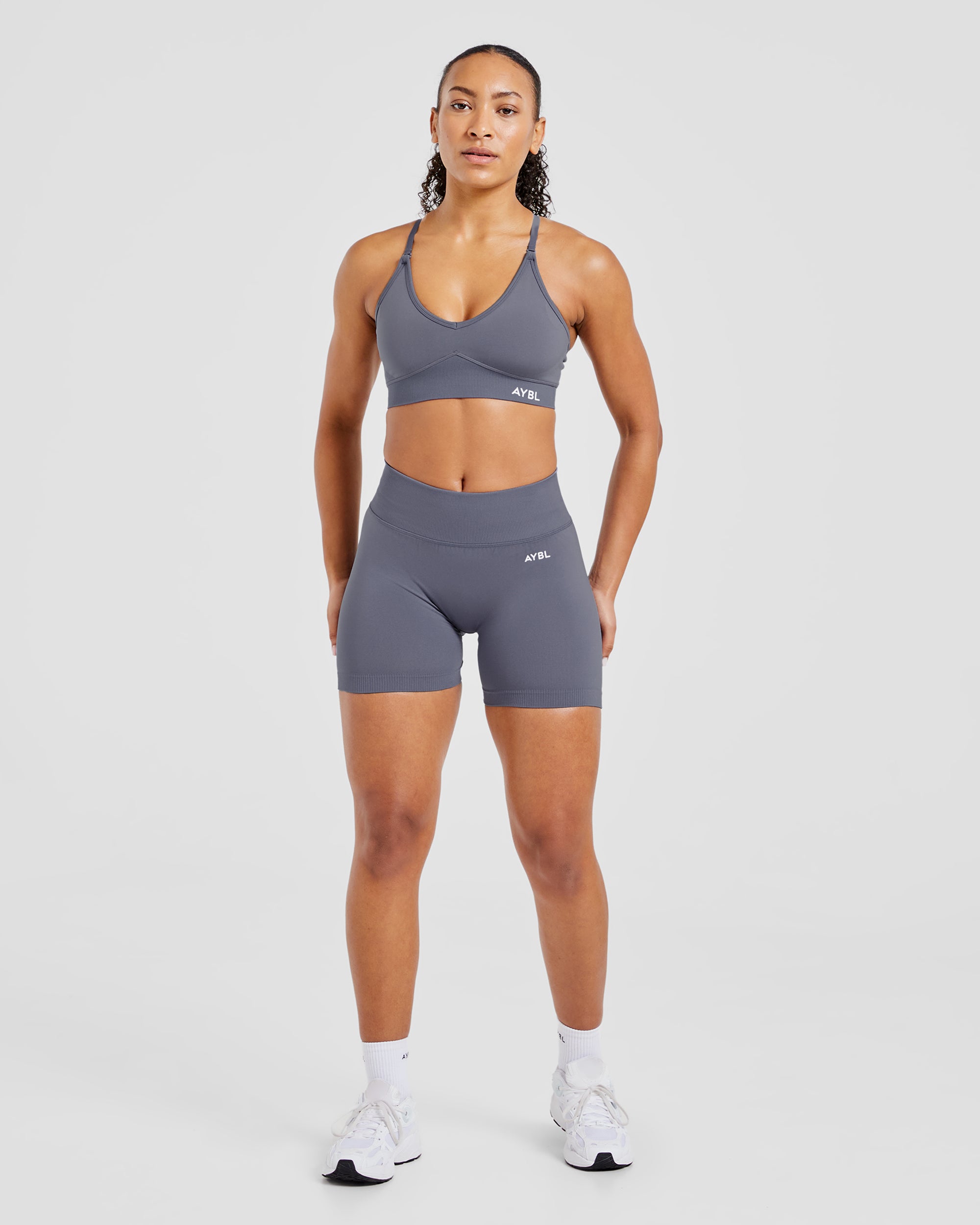 Adapt Seamless Sports Bra - Slate