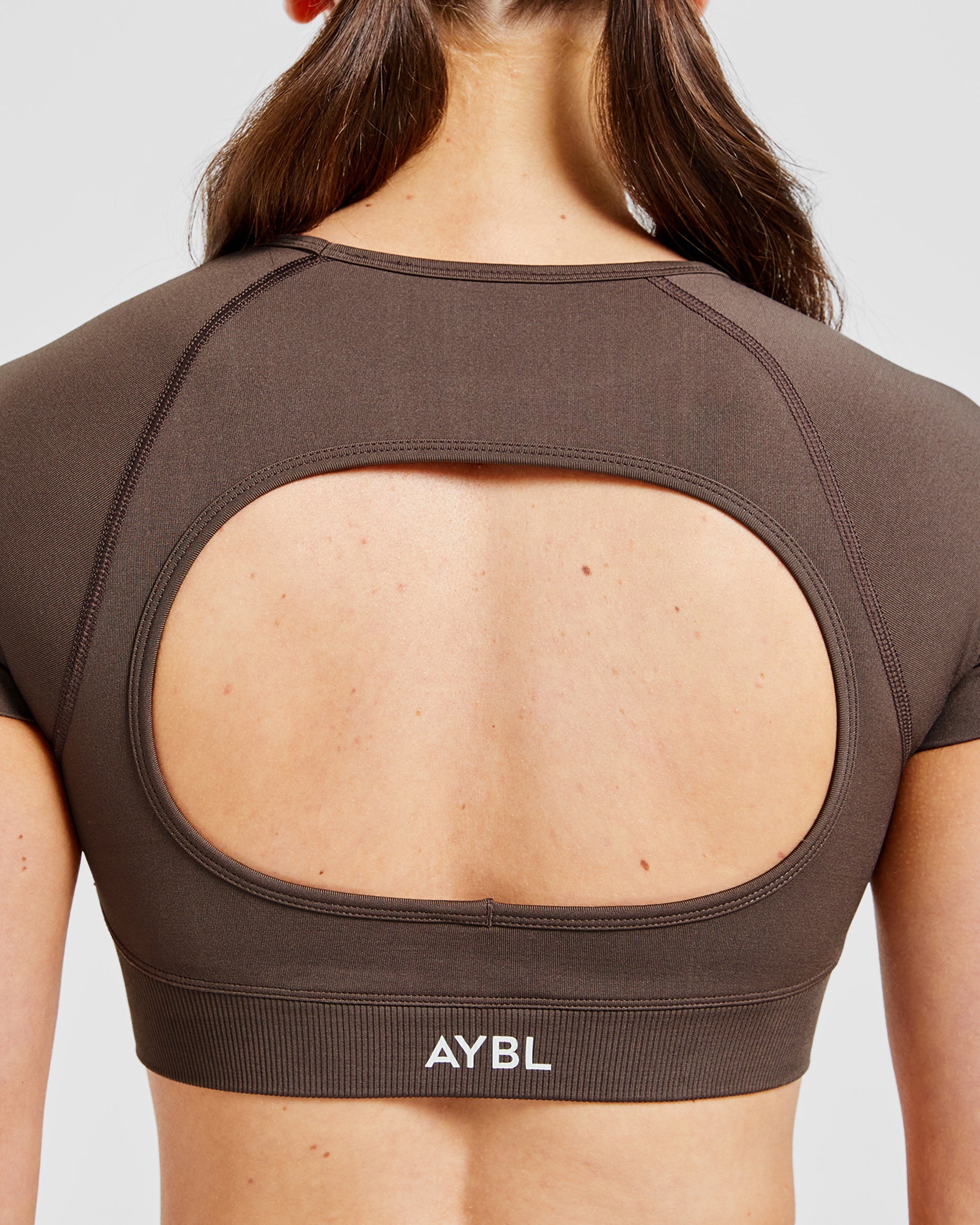 Adapt Seamless Crop Top - Brown