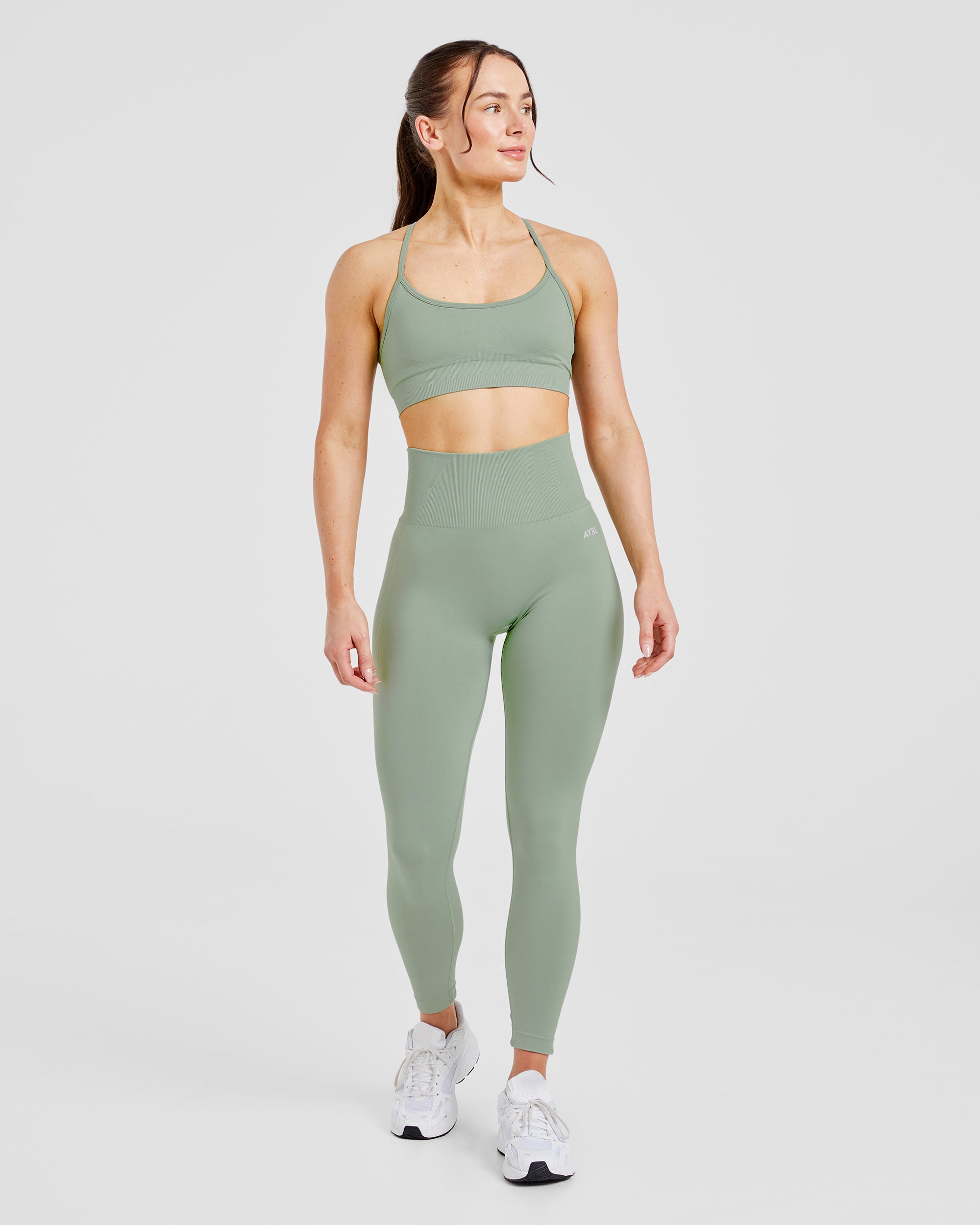 Empower Seamless Leggings - Grove Green