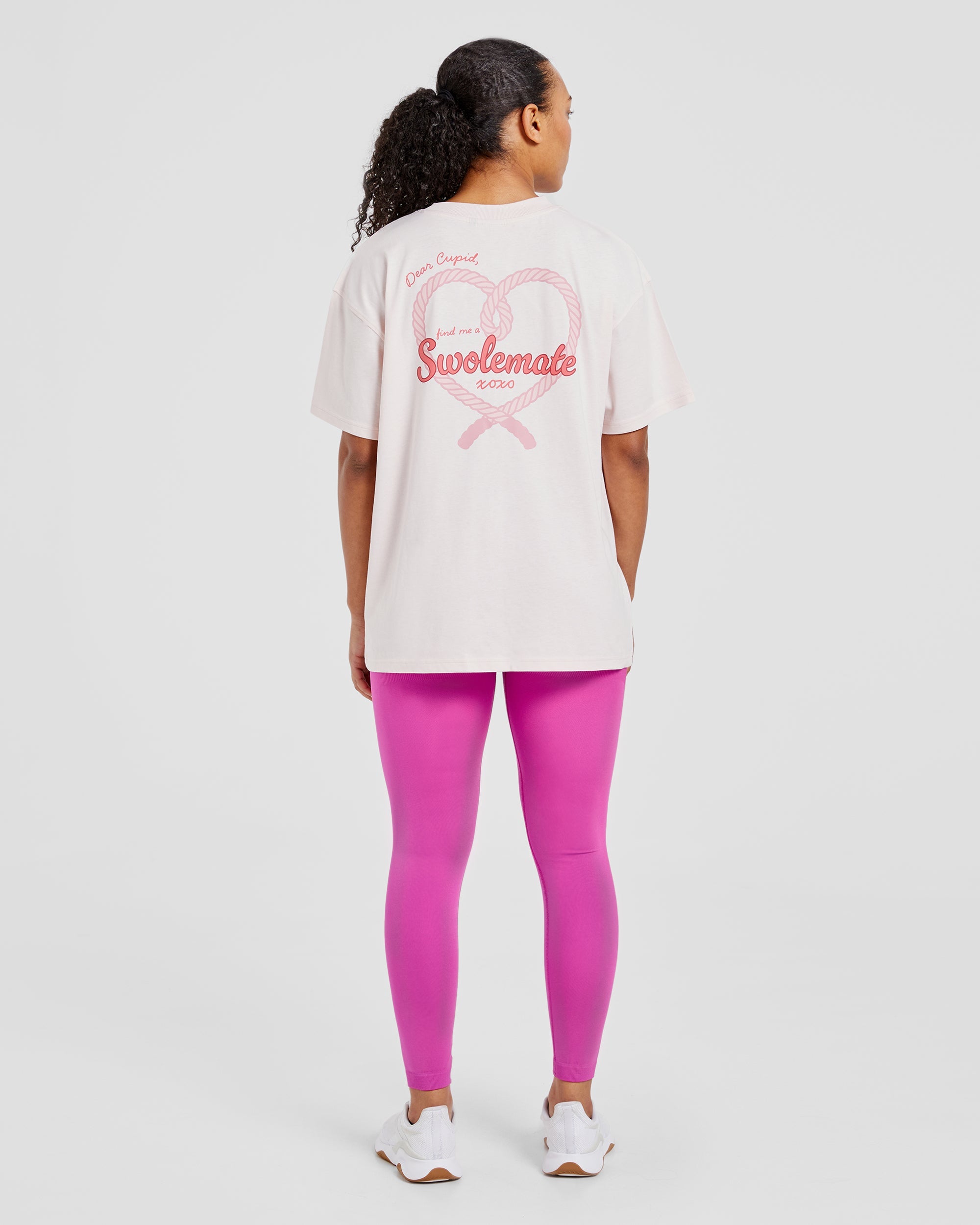 Swolemate Oversized T Shirt - Pink