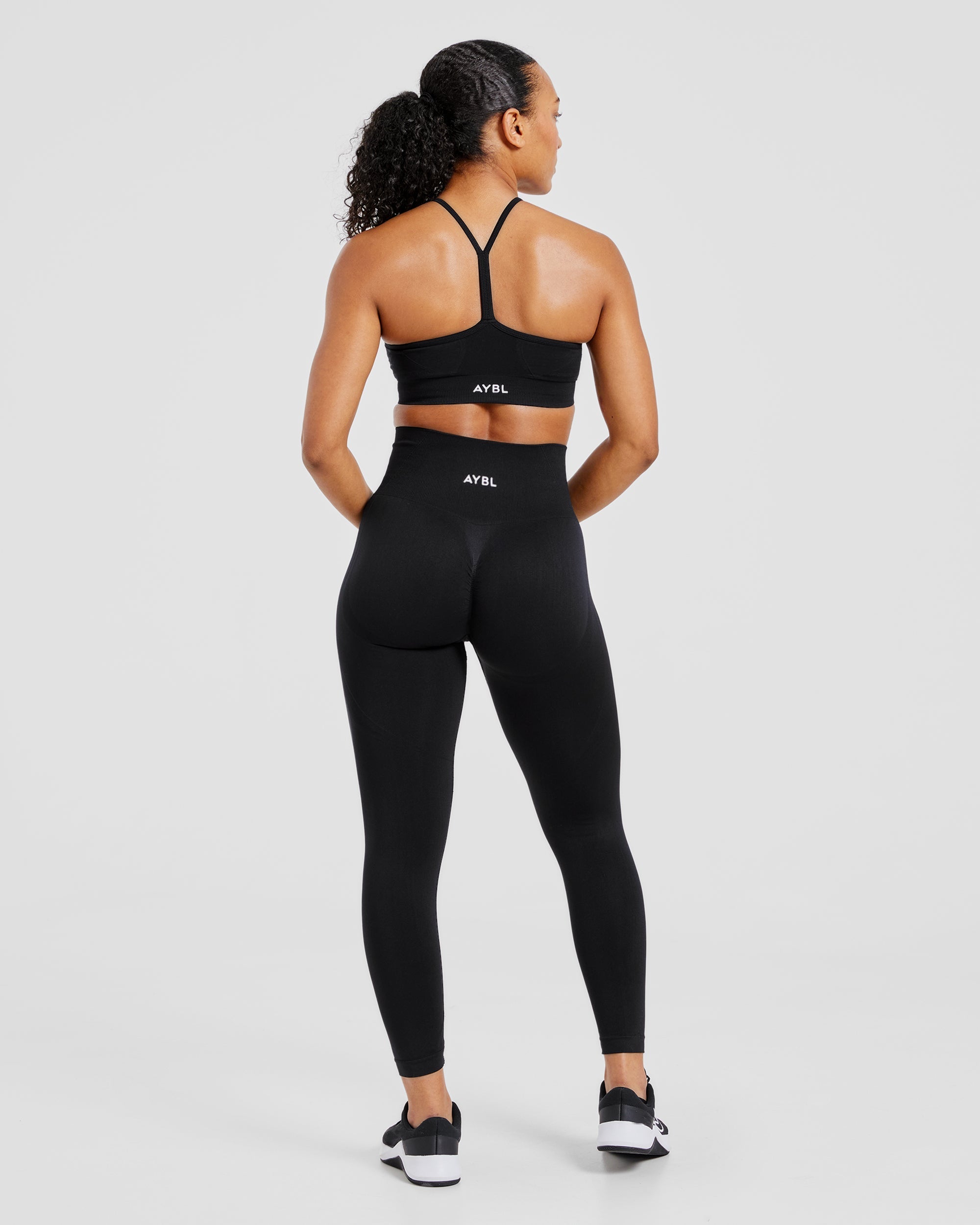 Soutien-gorge de sport sans couture Empower - Noir