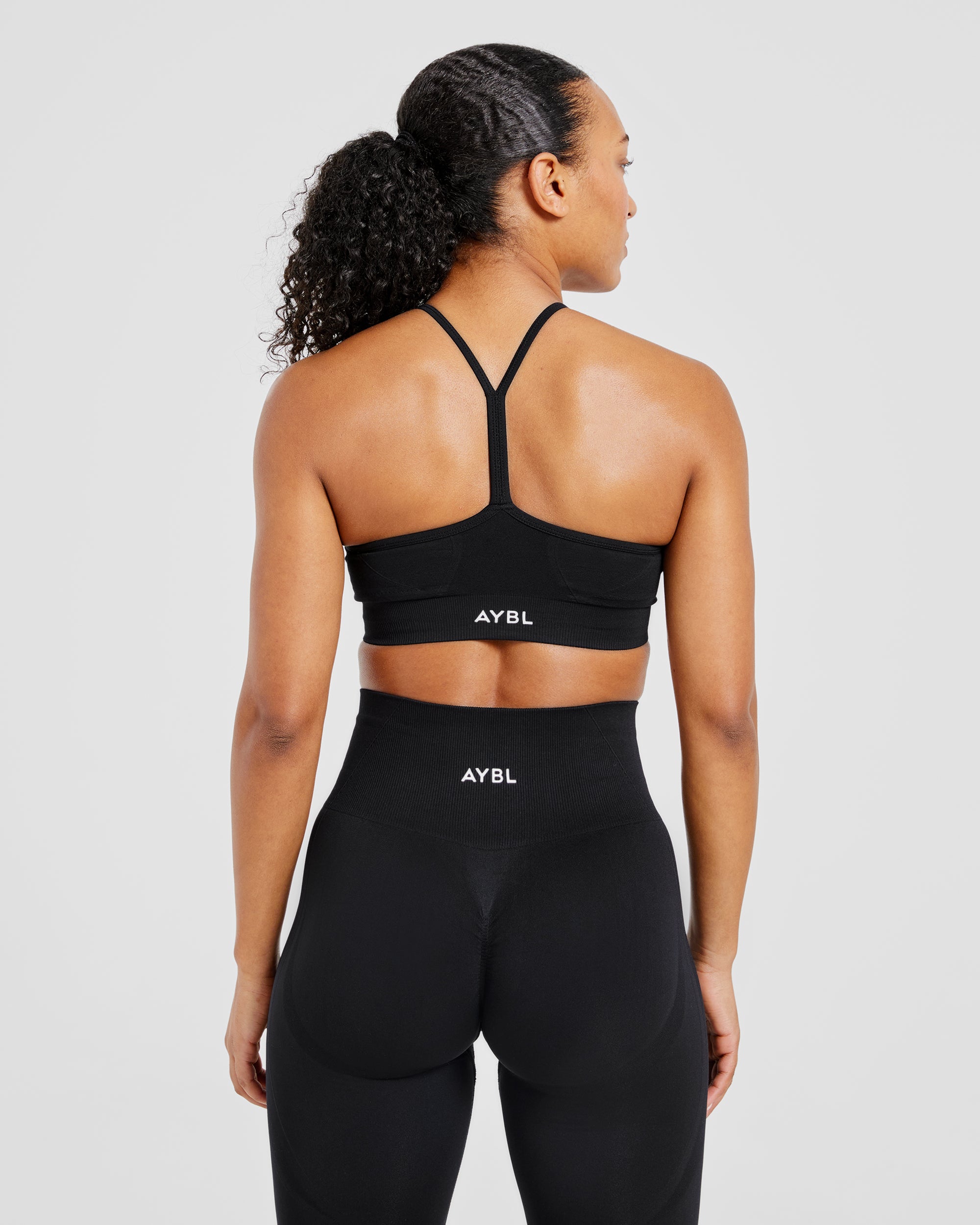 Soutien-gorge de sport sans couture Empower - Noir