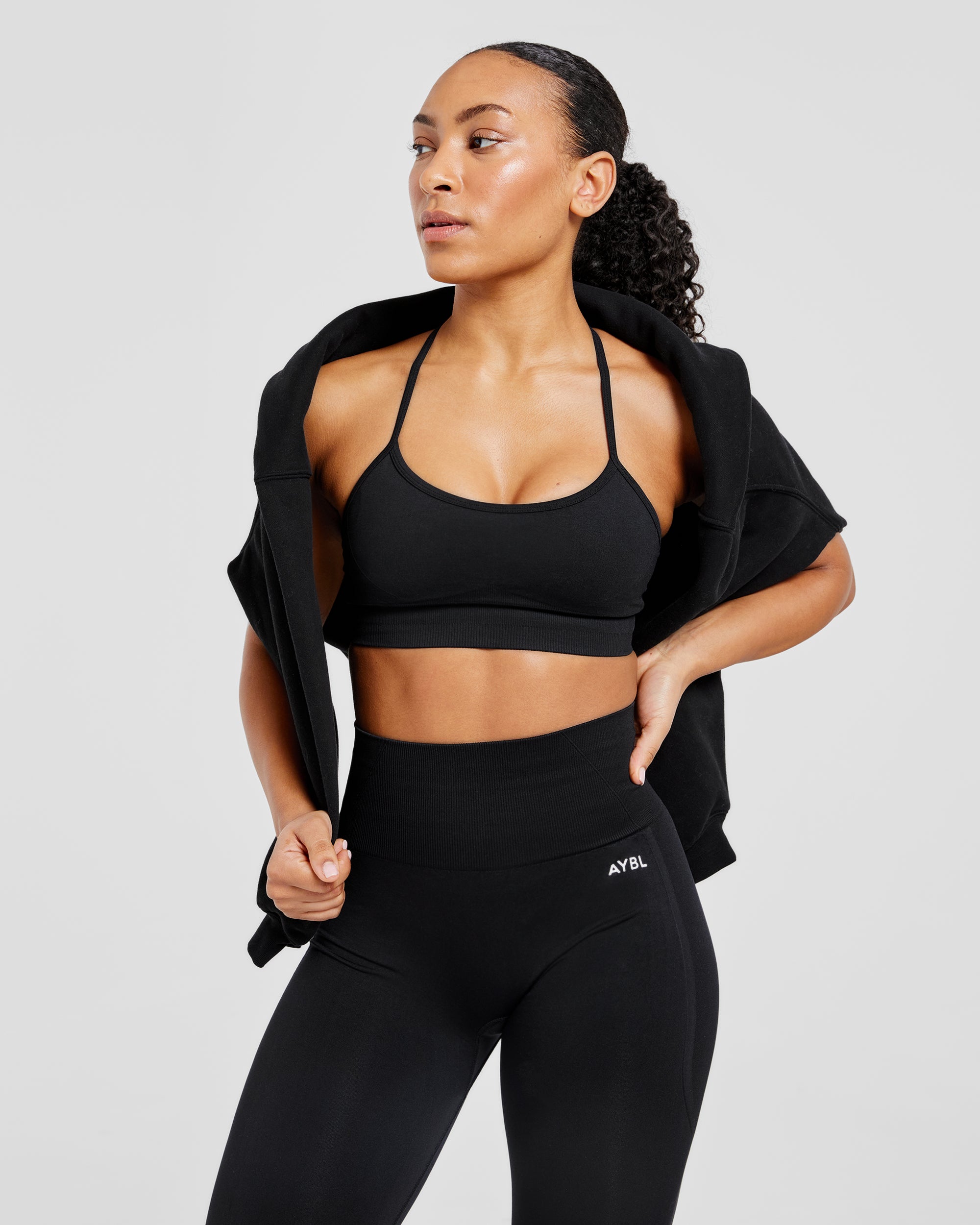 Soutien-gorge de sport sans couture Empower - Noir