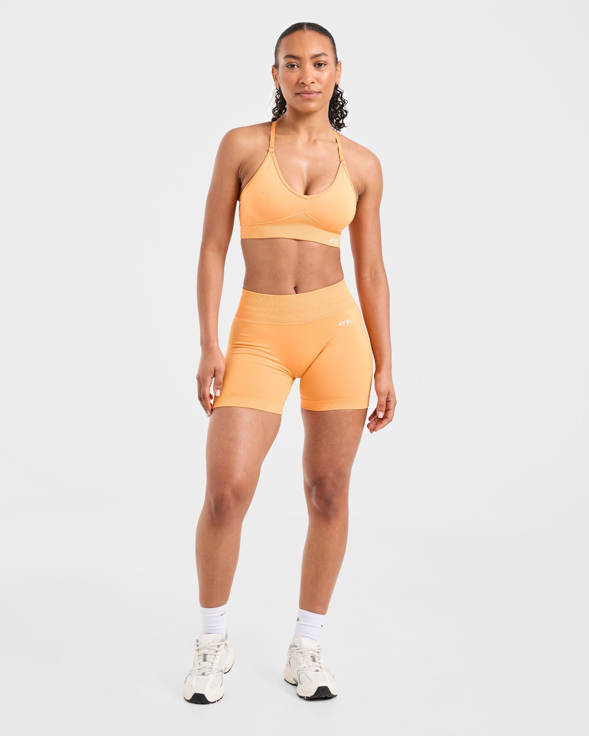 Adapt Seamless Sports Bra - Bright Orange