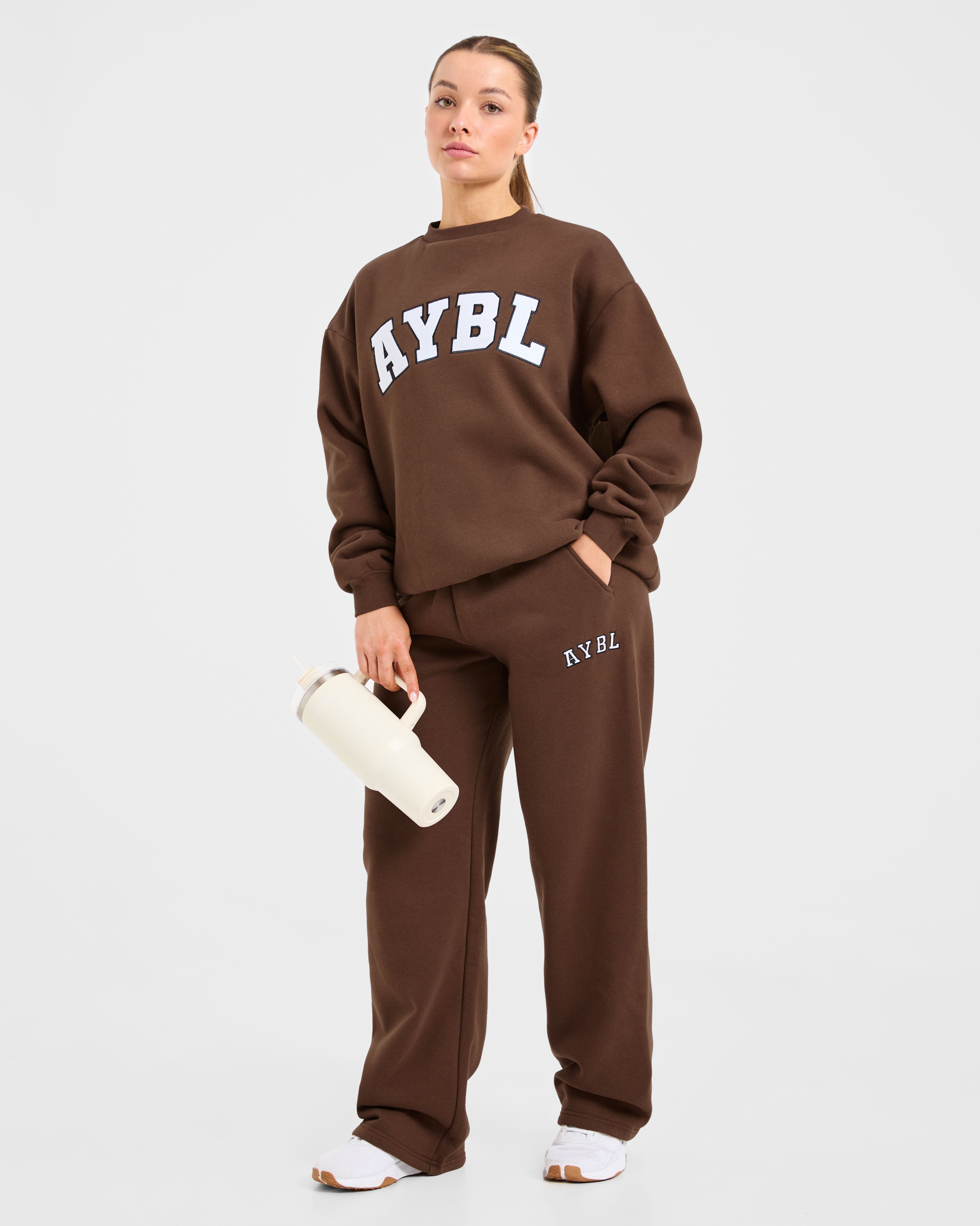 Varsity 2.0 Oversized Sweatshirt - Brown