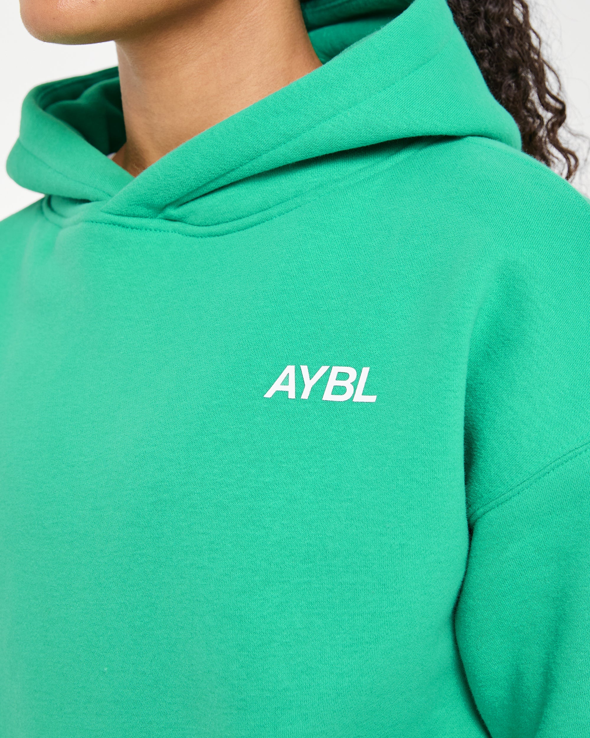 AYBL Sports Club Oversized Hoodie - Racing Green