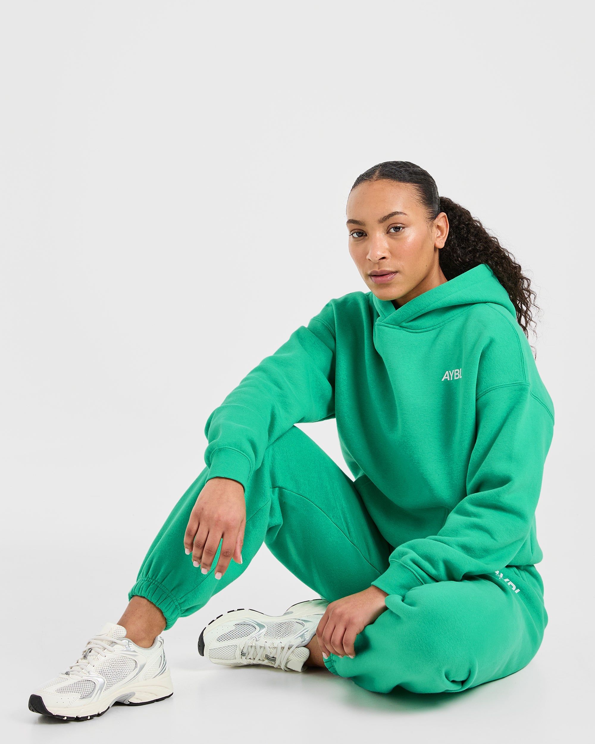 AYBL Sports Club Oversized Hoodie - Racing Green