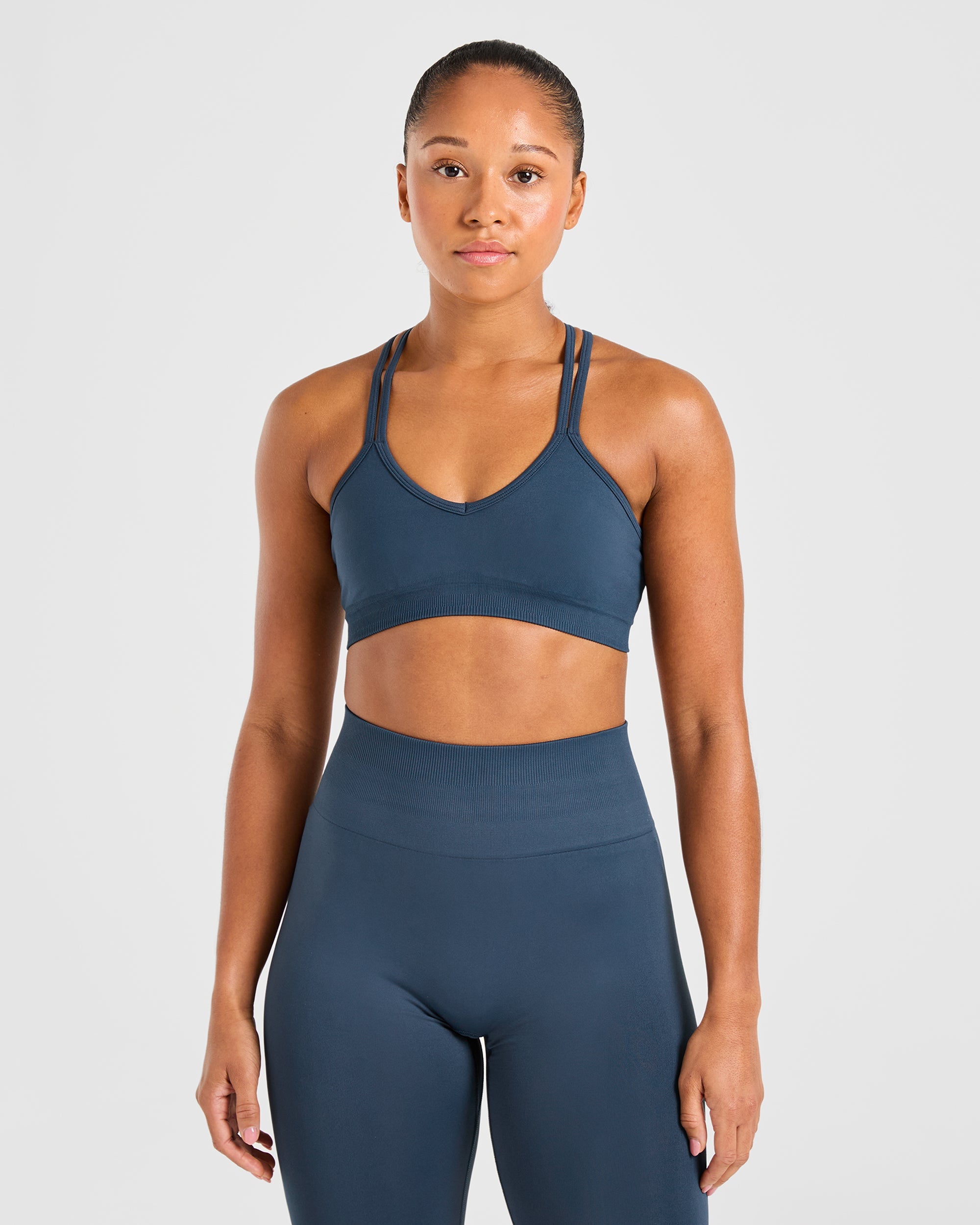 Power Seamless Sports Bra - Ocean Teal