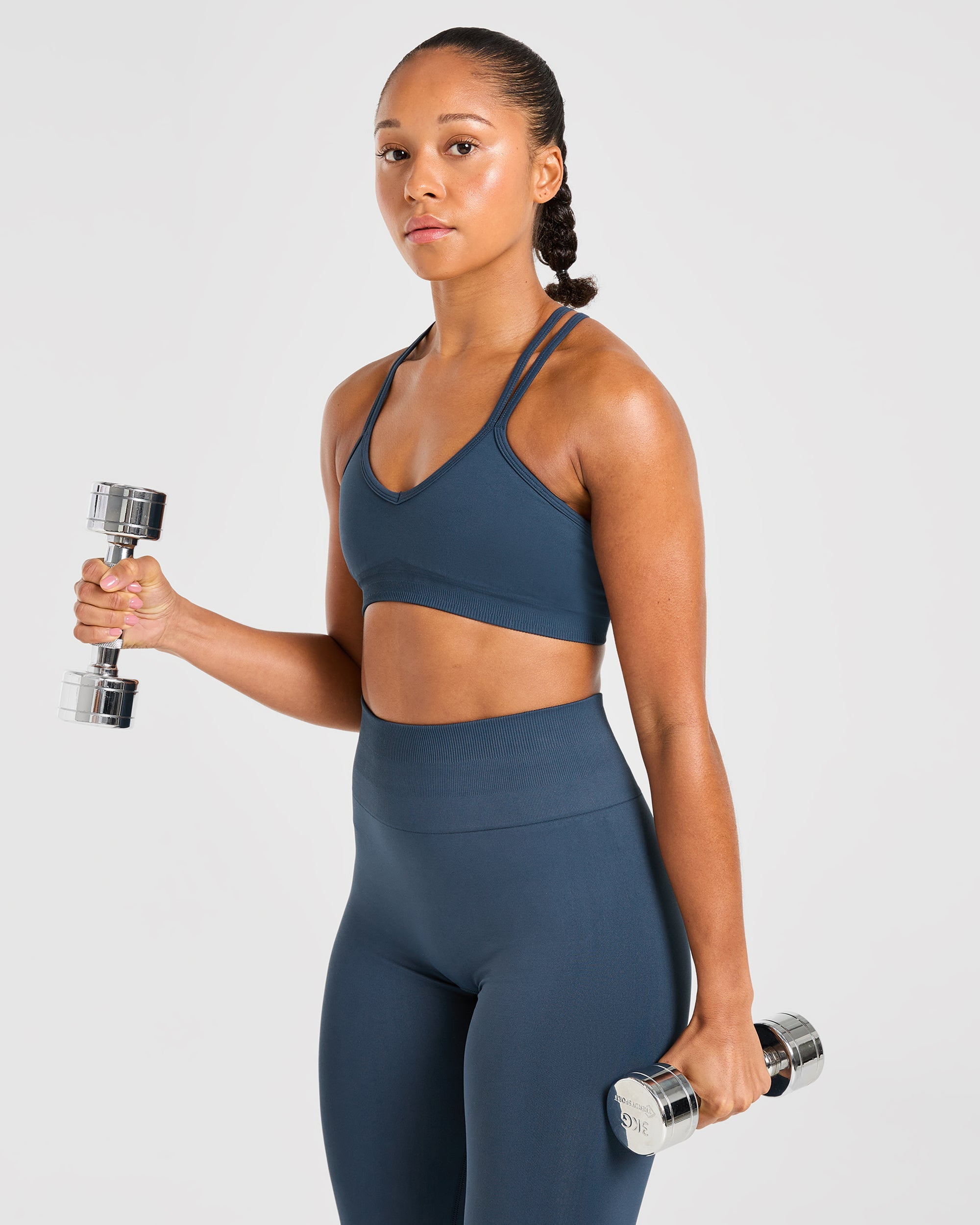 Power Seamless Sports Bra - Ocean Teal