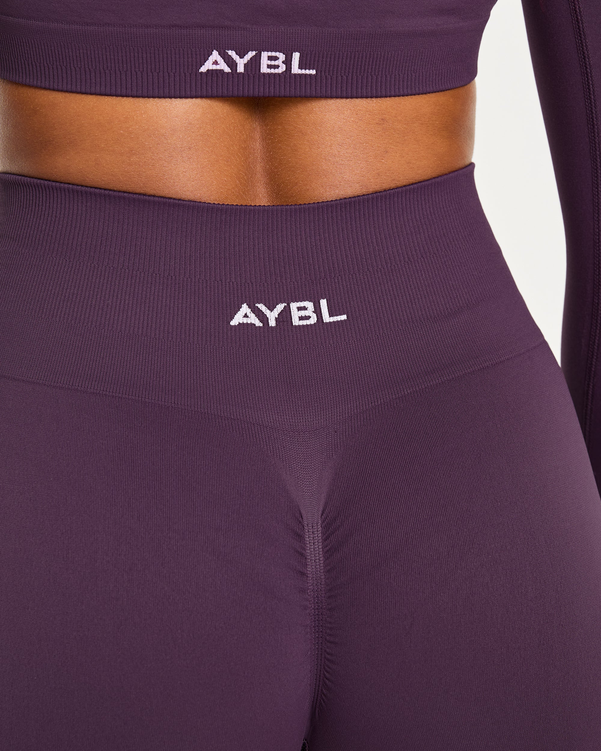 Power Seamless Leggings - Grape Wine