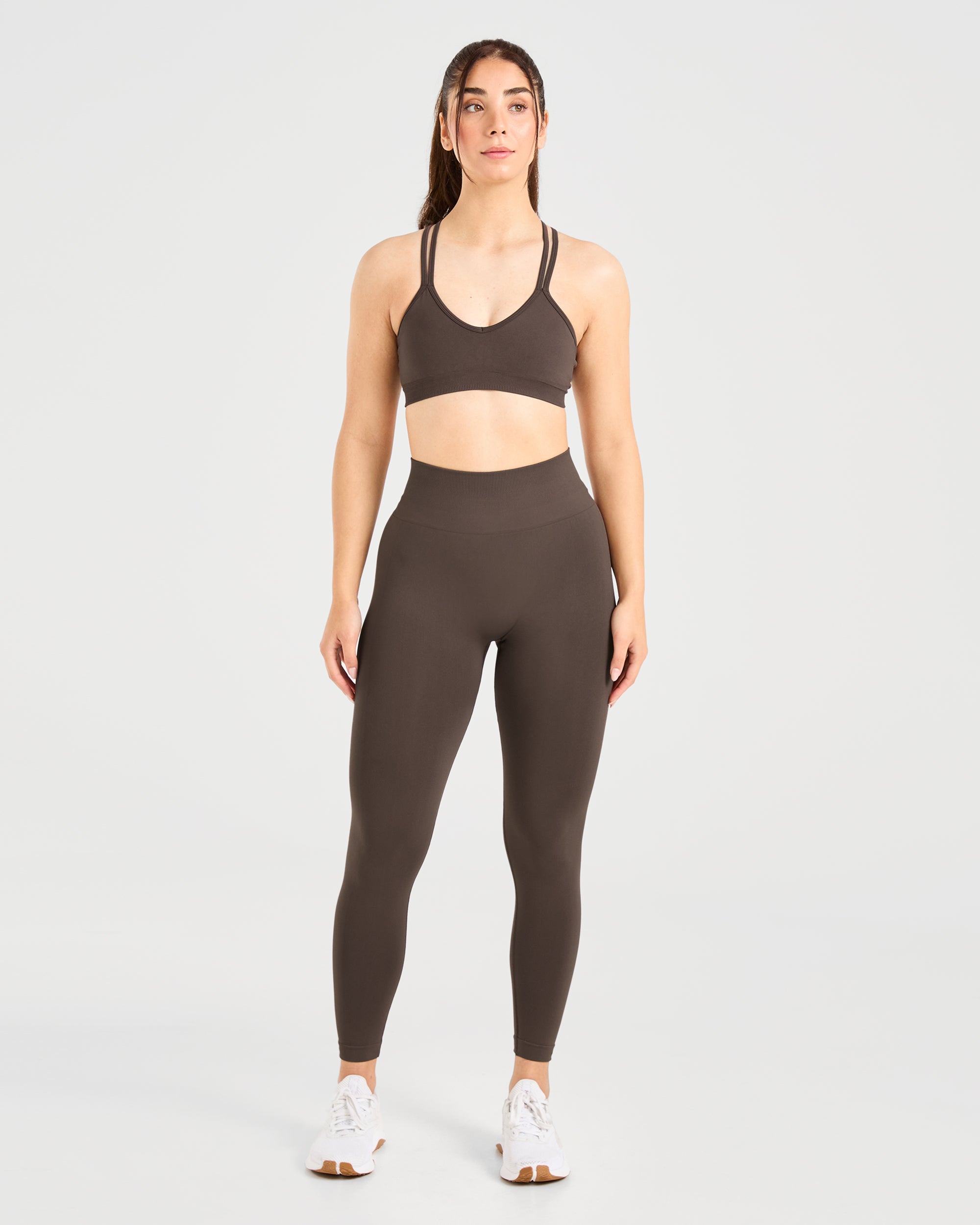 Power Seamless Leggings - Chestnut Brown