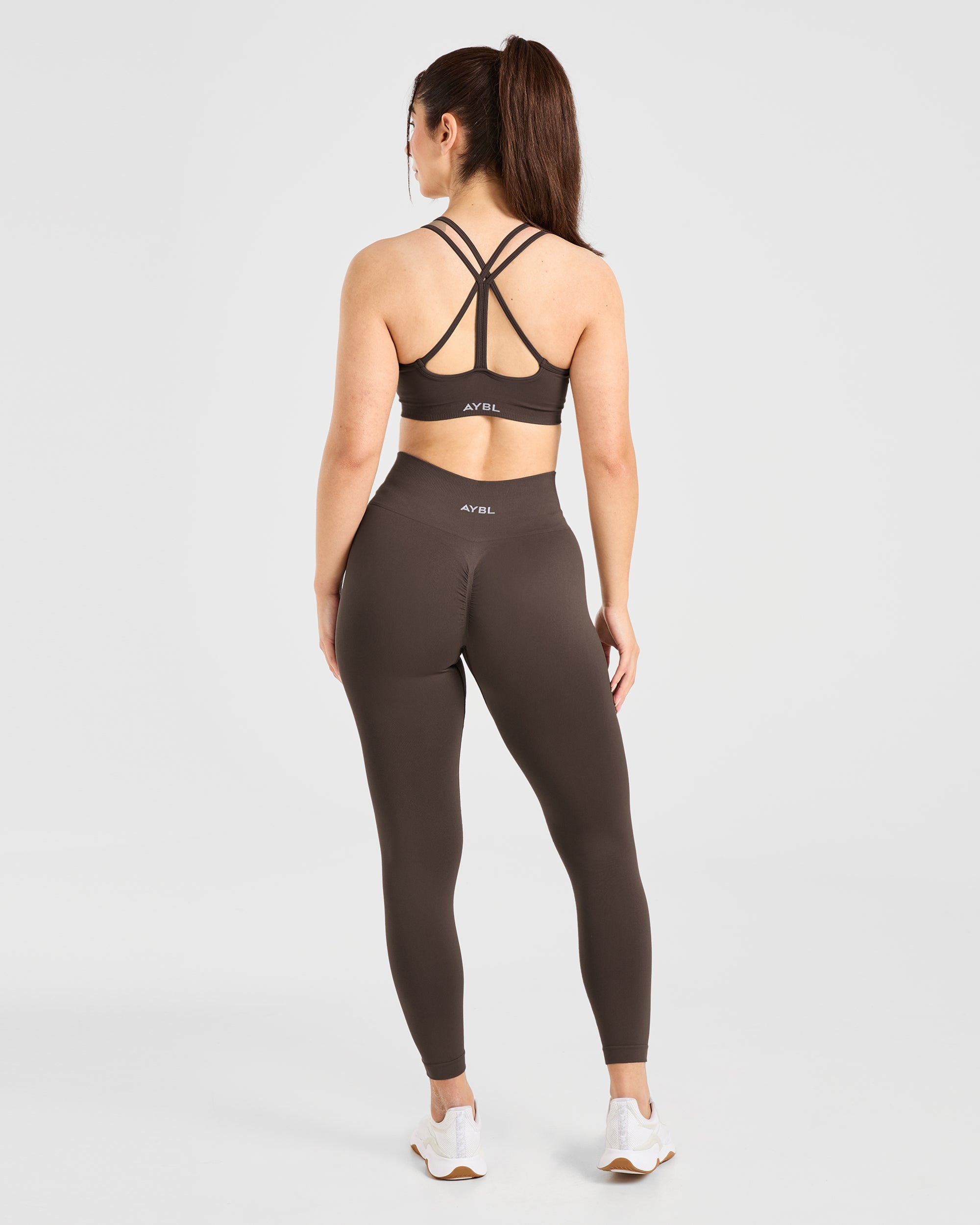 Power Seamless Leggings - Chestnut Brown