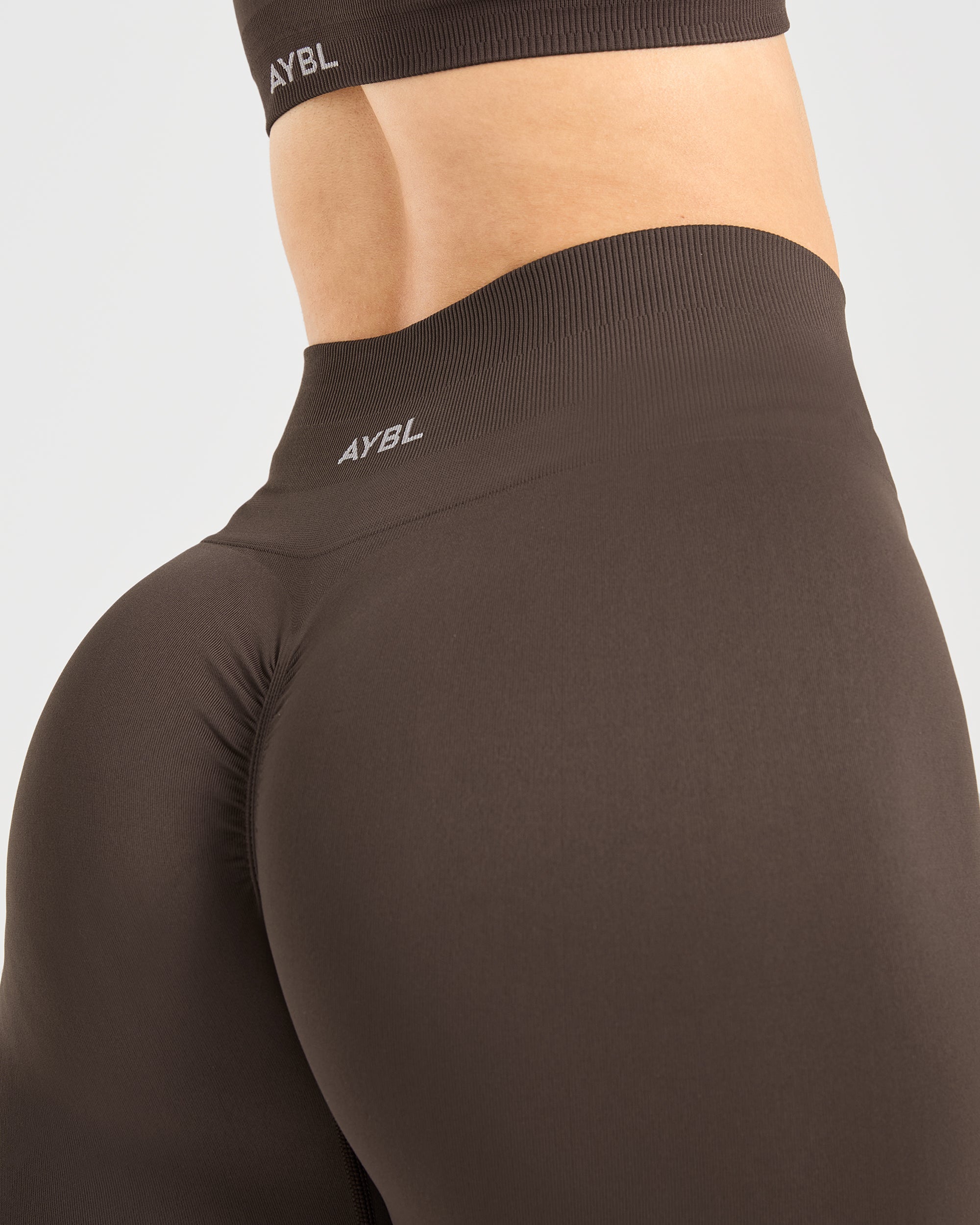 Power Seamless Leggings - Chestnut Brown