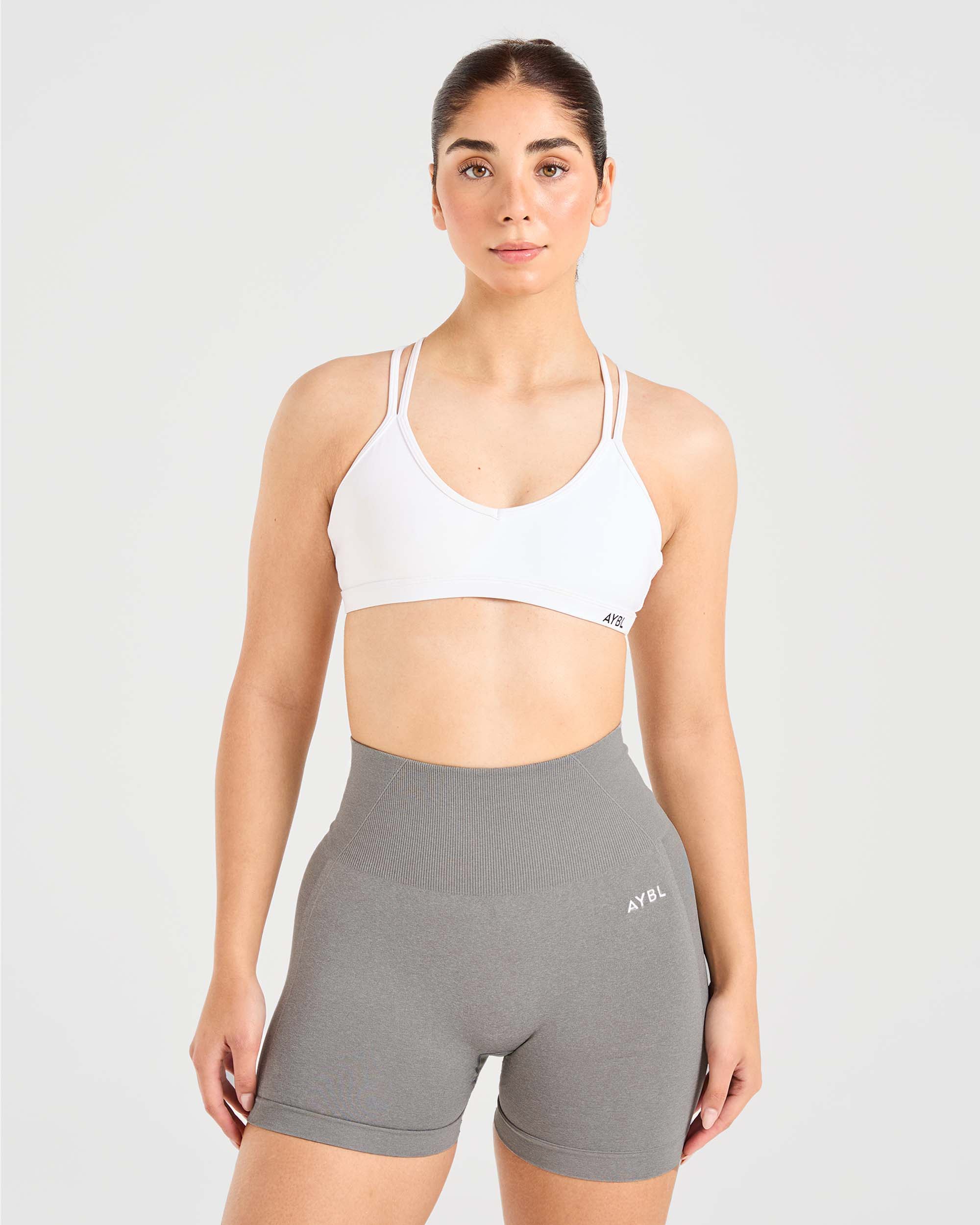 Soutien-gorge de sport à bretelles Essential - Blanc