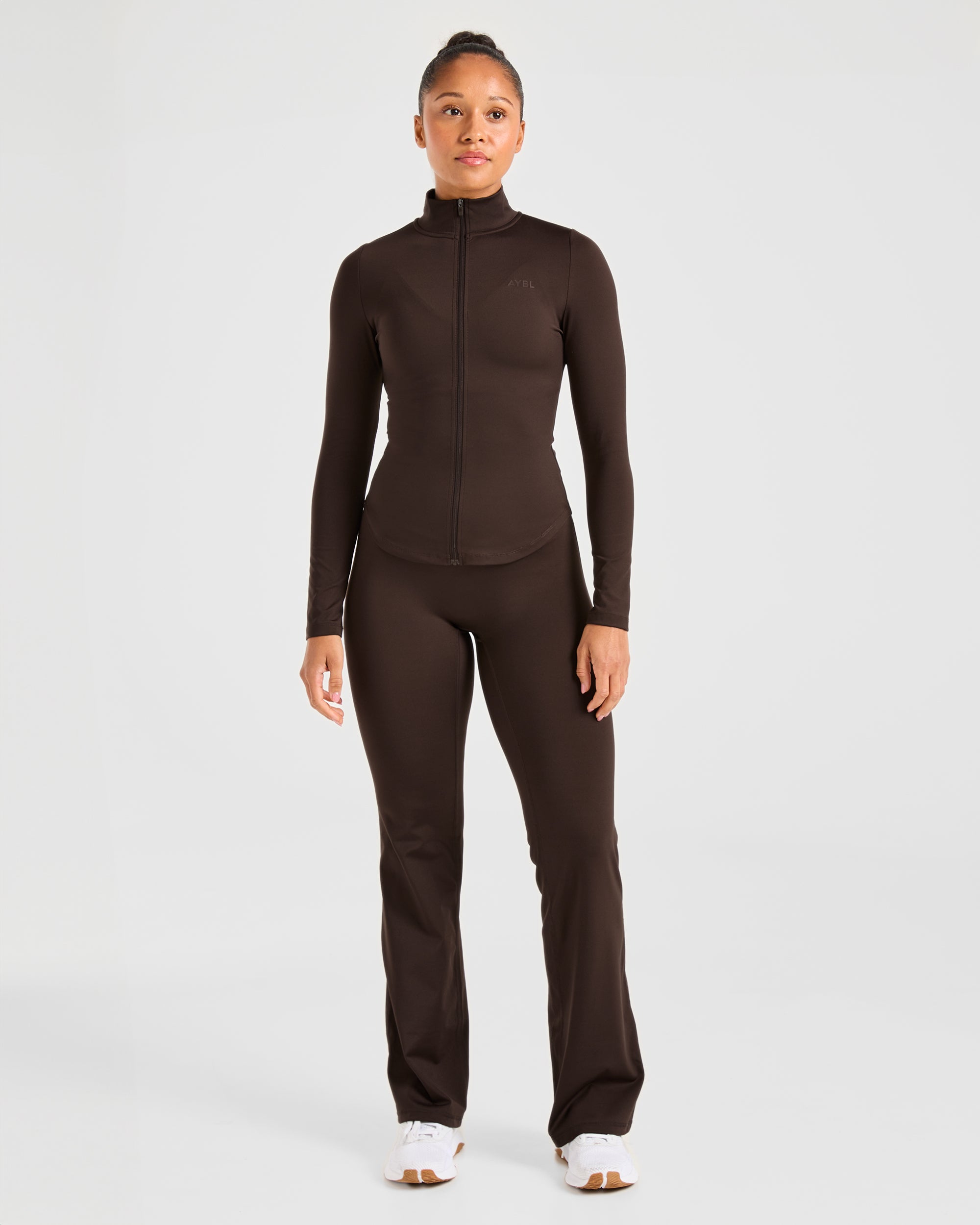 Sculpt Flared Leggings - Deep Cocoa Brown