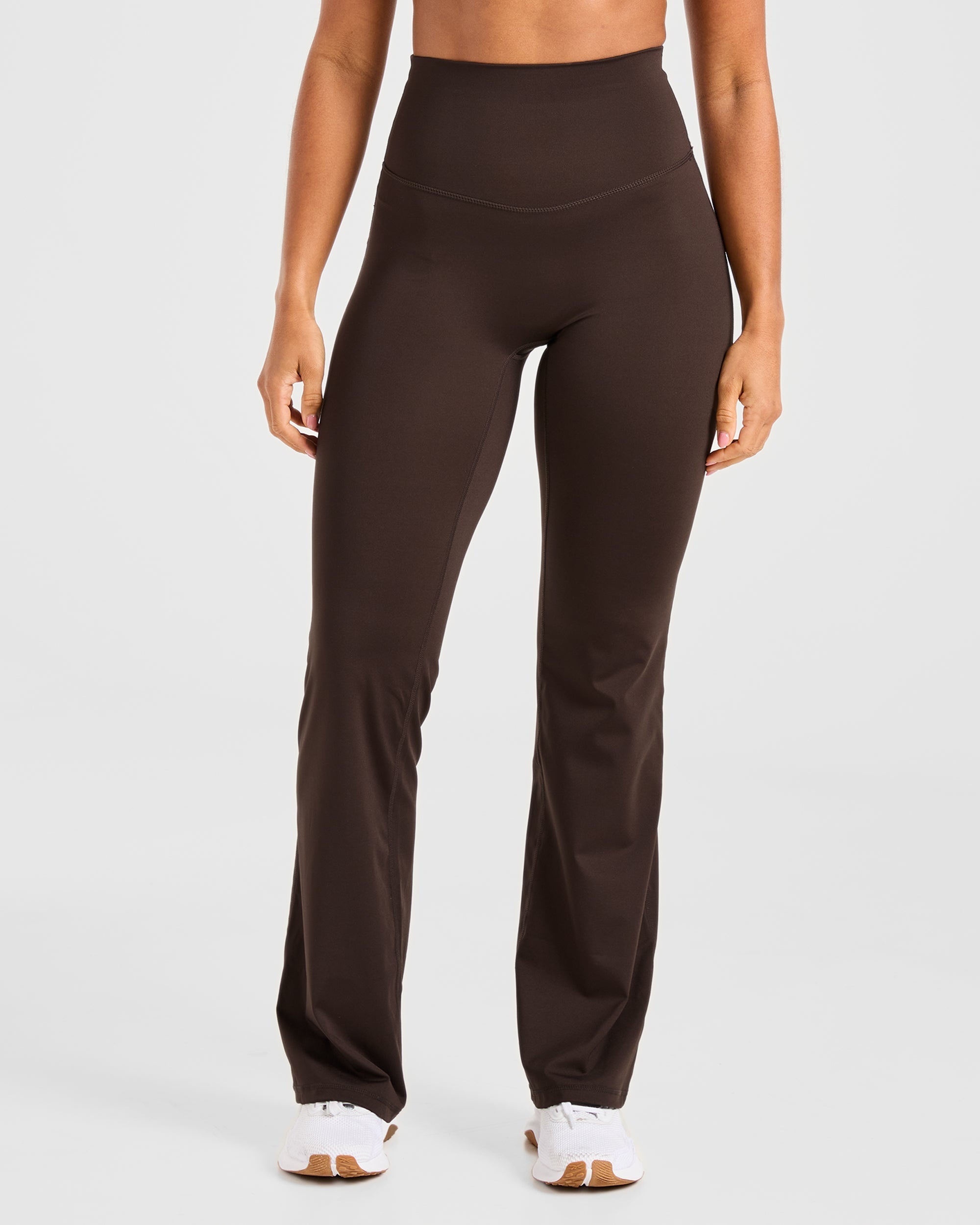 Sculpt Flared Leggings - Deep Cocoa Brown