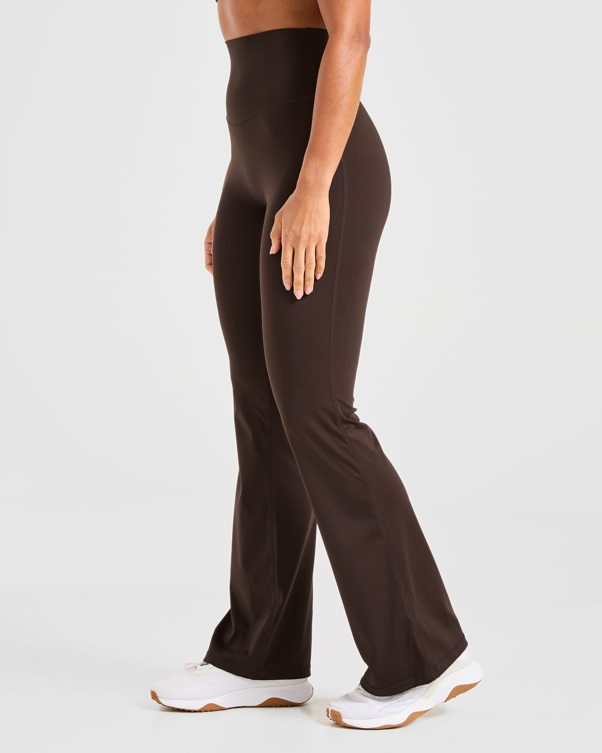 Sculpt Flared Leggings - Deep Cocoa Brown