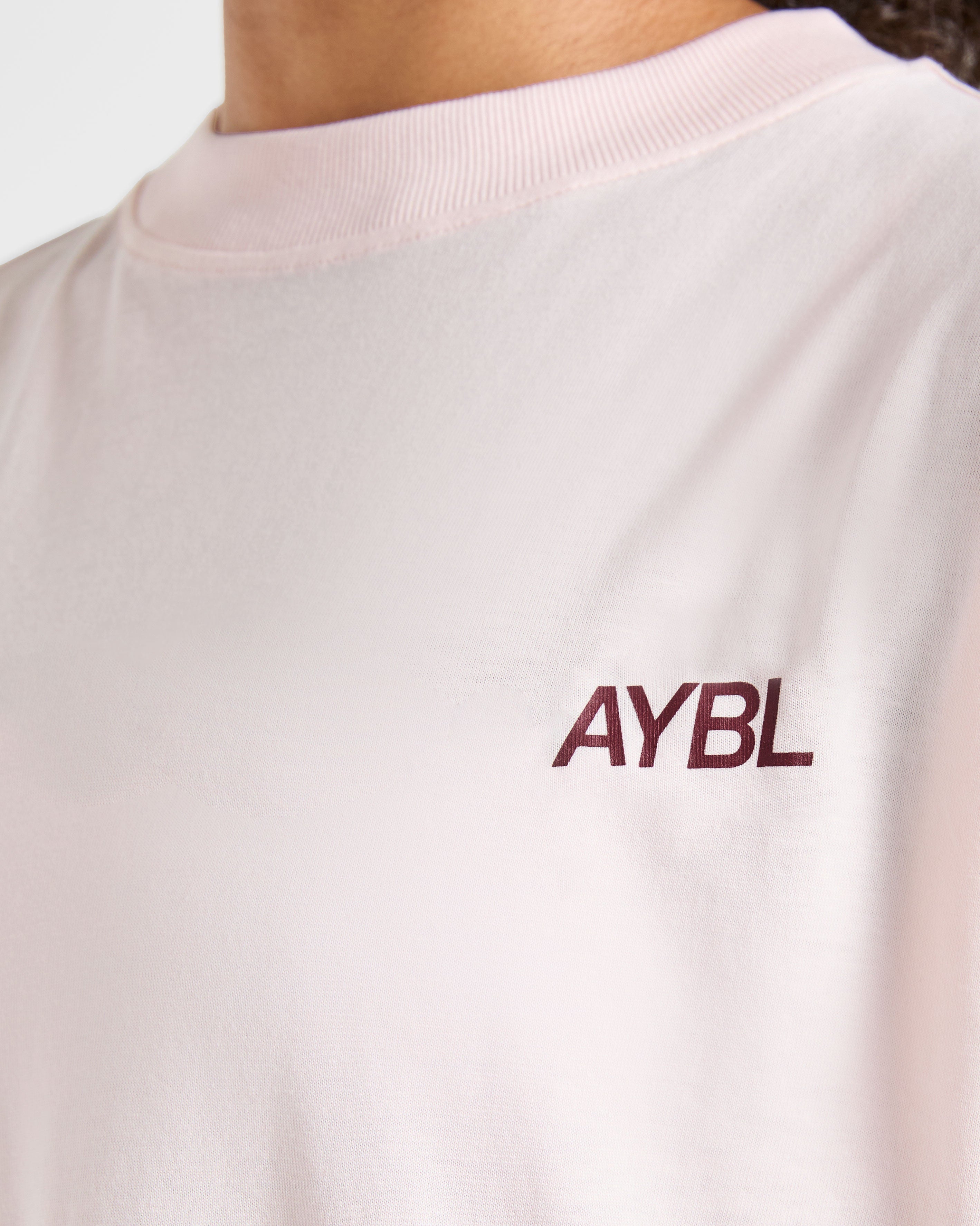 Sport Society Oversized T Shirt - Pink