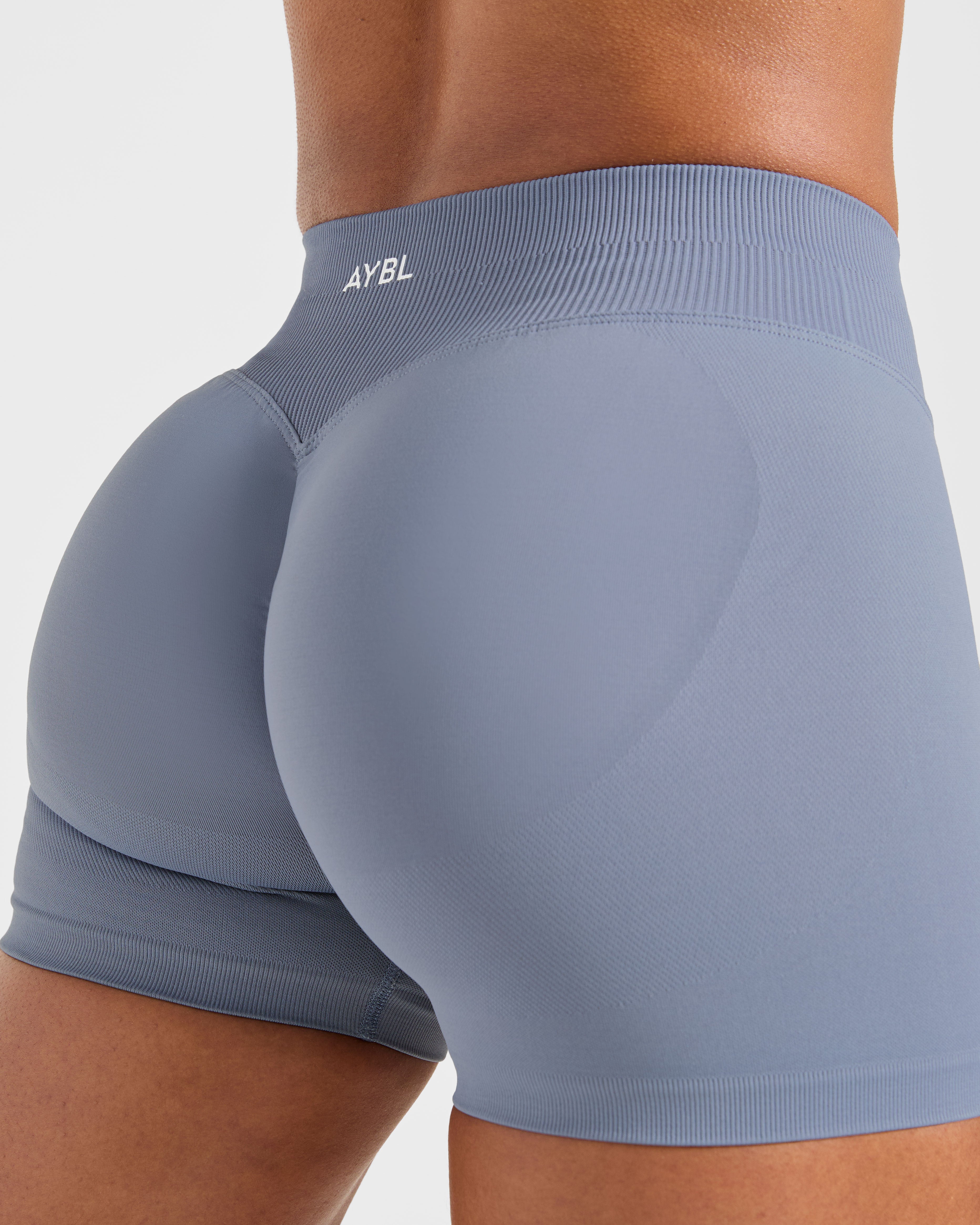 Enhance Seamless Shorts - Slate Blue