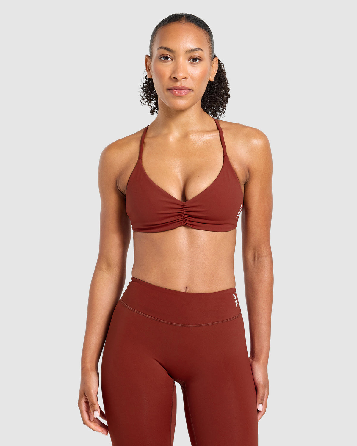 Physique Sports Bra - Deep Auburn