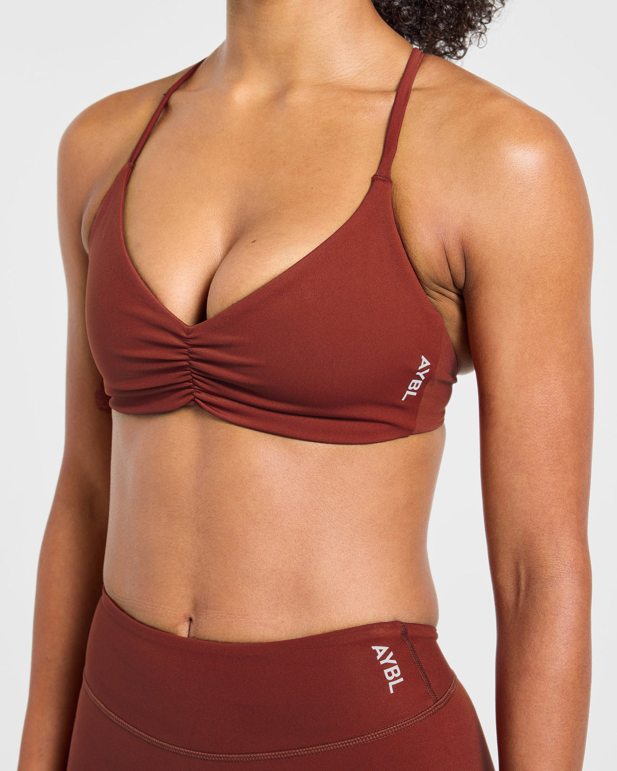 Physique Sports Bra - Deep Auburn