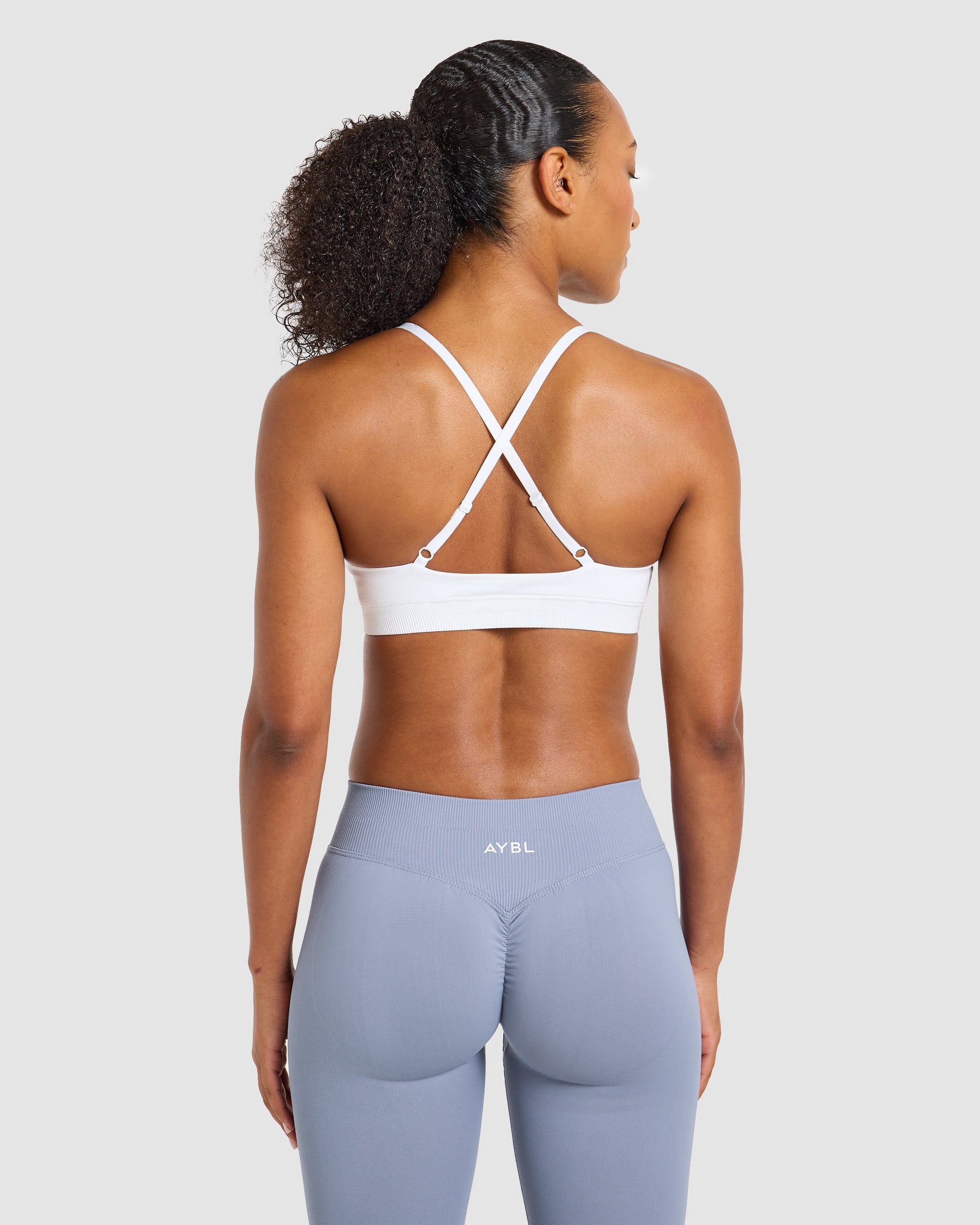 Enhance Seamless Sports Bra - White