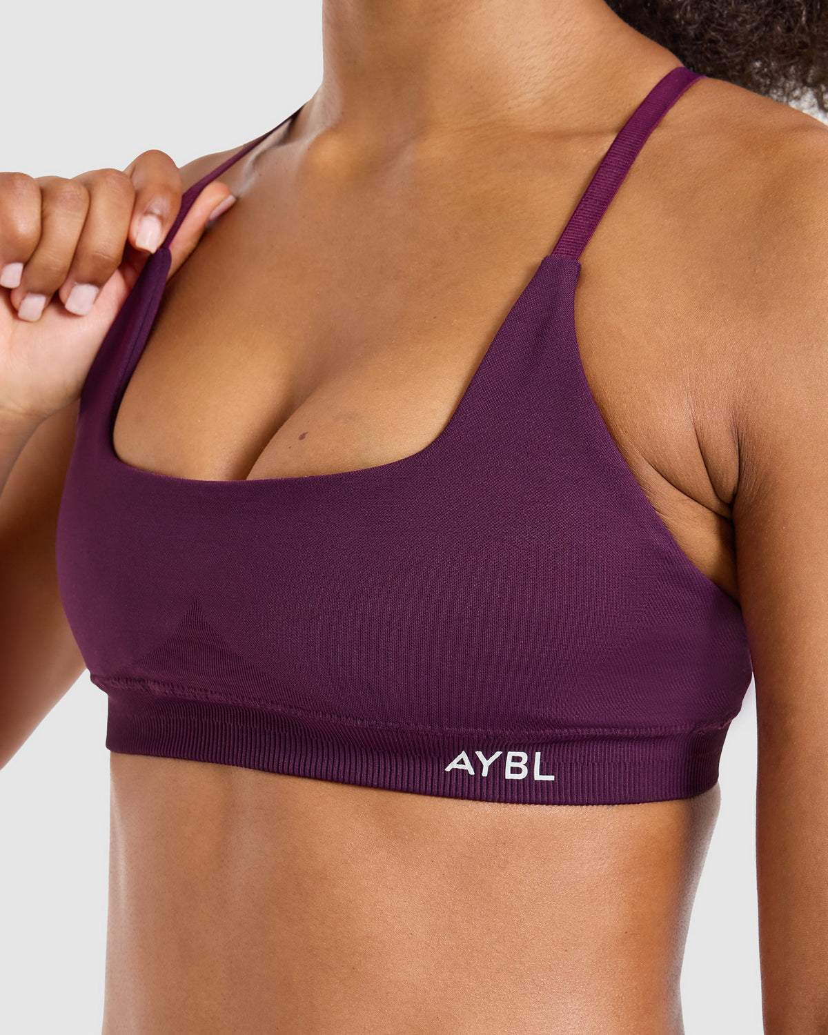 Enhance Seamless Sports Bra - Midnight Plum