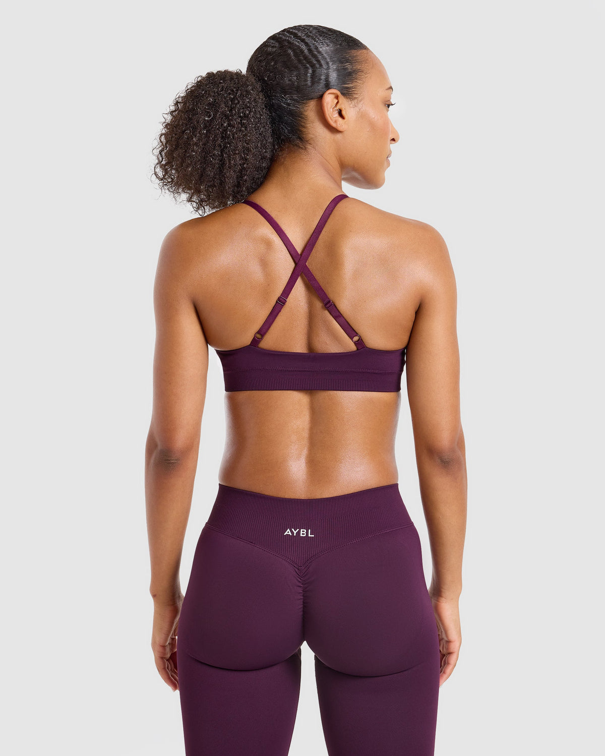 Enhance Seamless Sports Bra - Midnight Plum