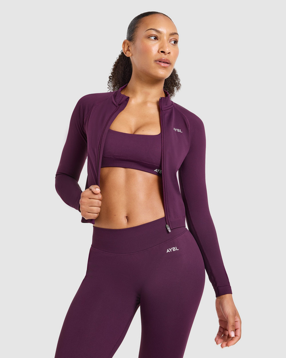Enhance Seamless Jacket - Midnight Plum