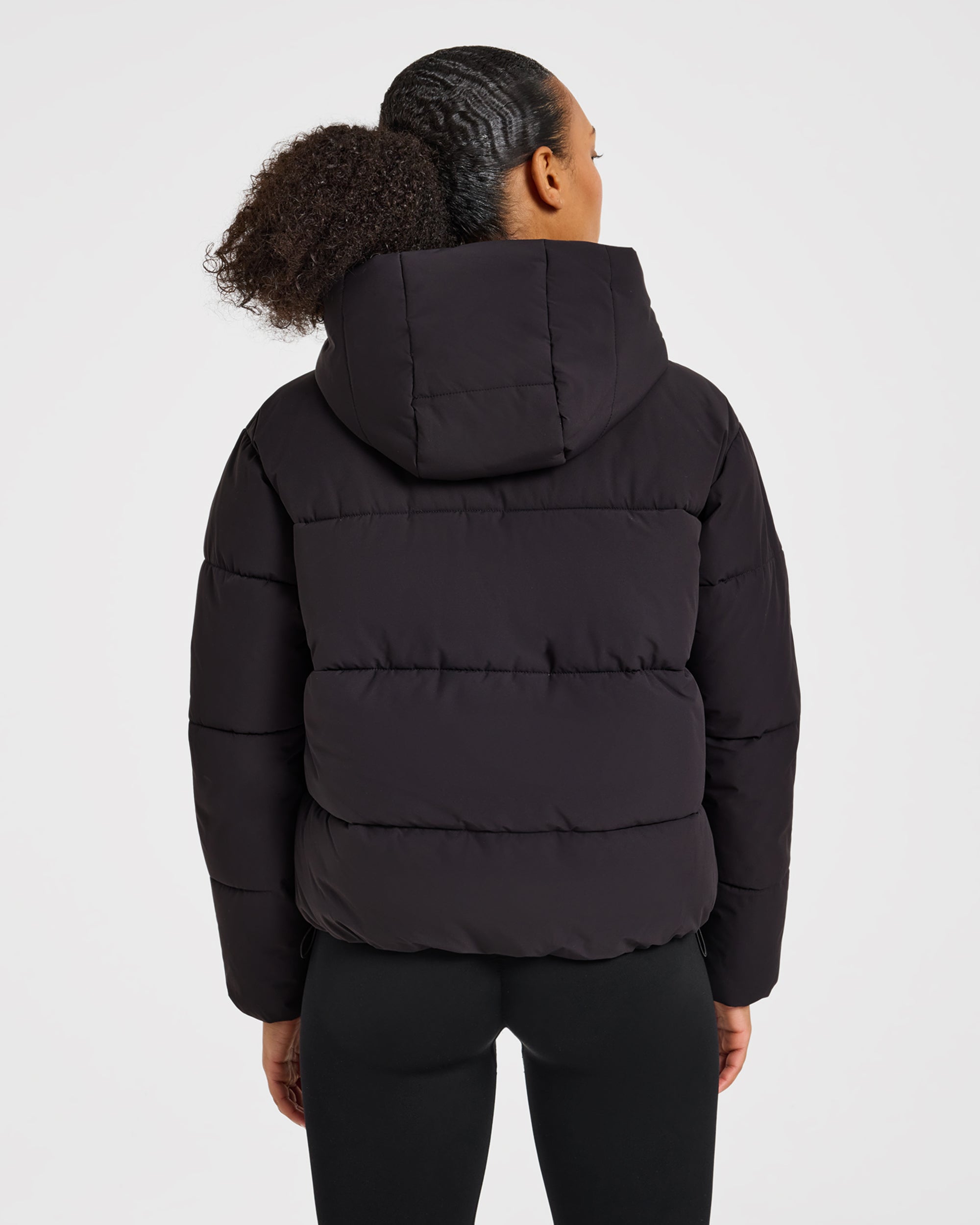 Signature Puffer Coat - Black