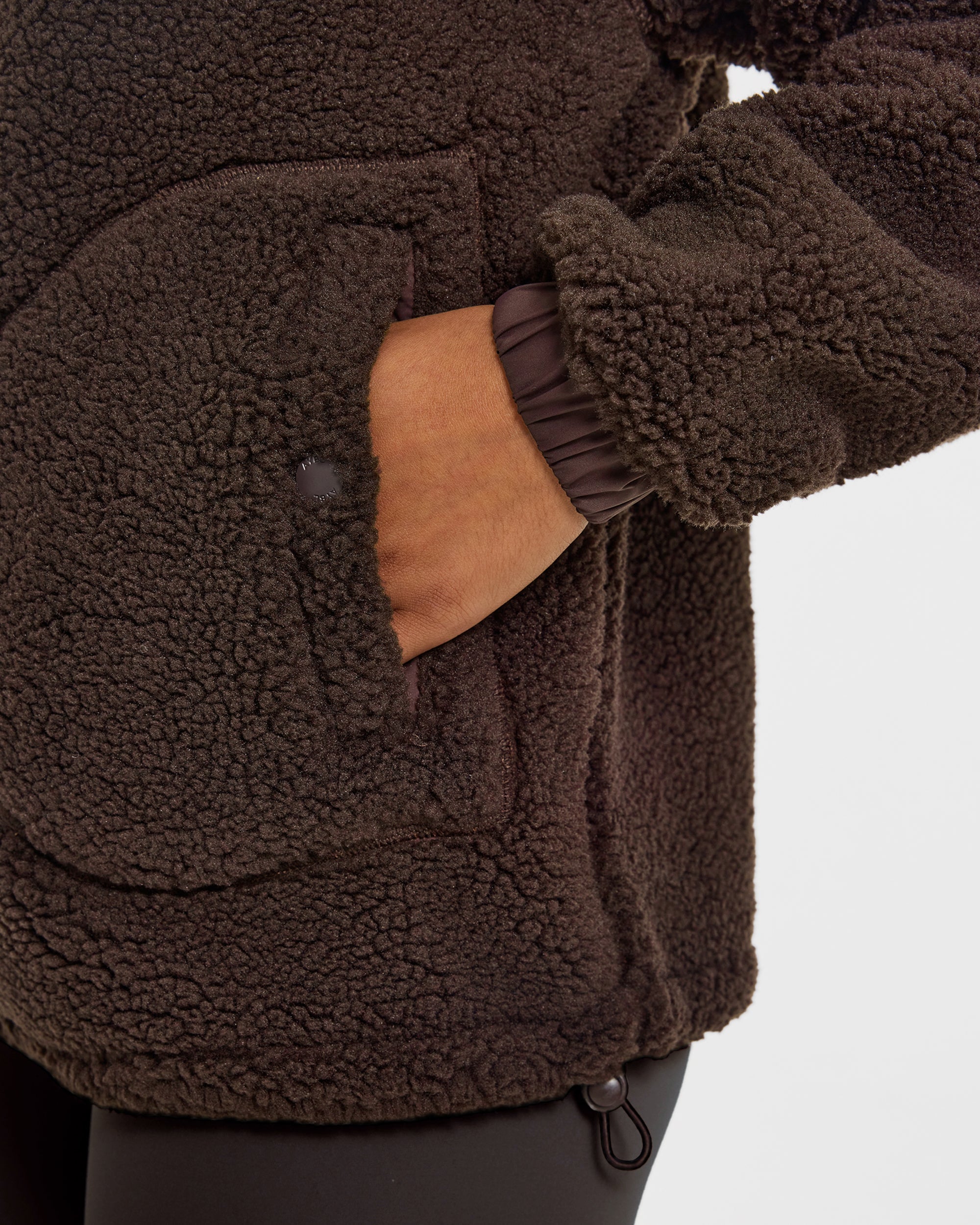 Signature 1/4 Zip Fleece Pullover - Cocoa Brown