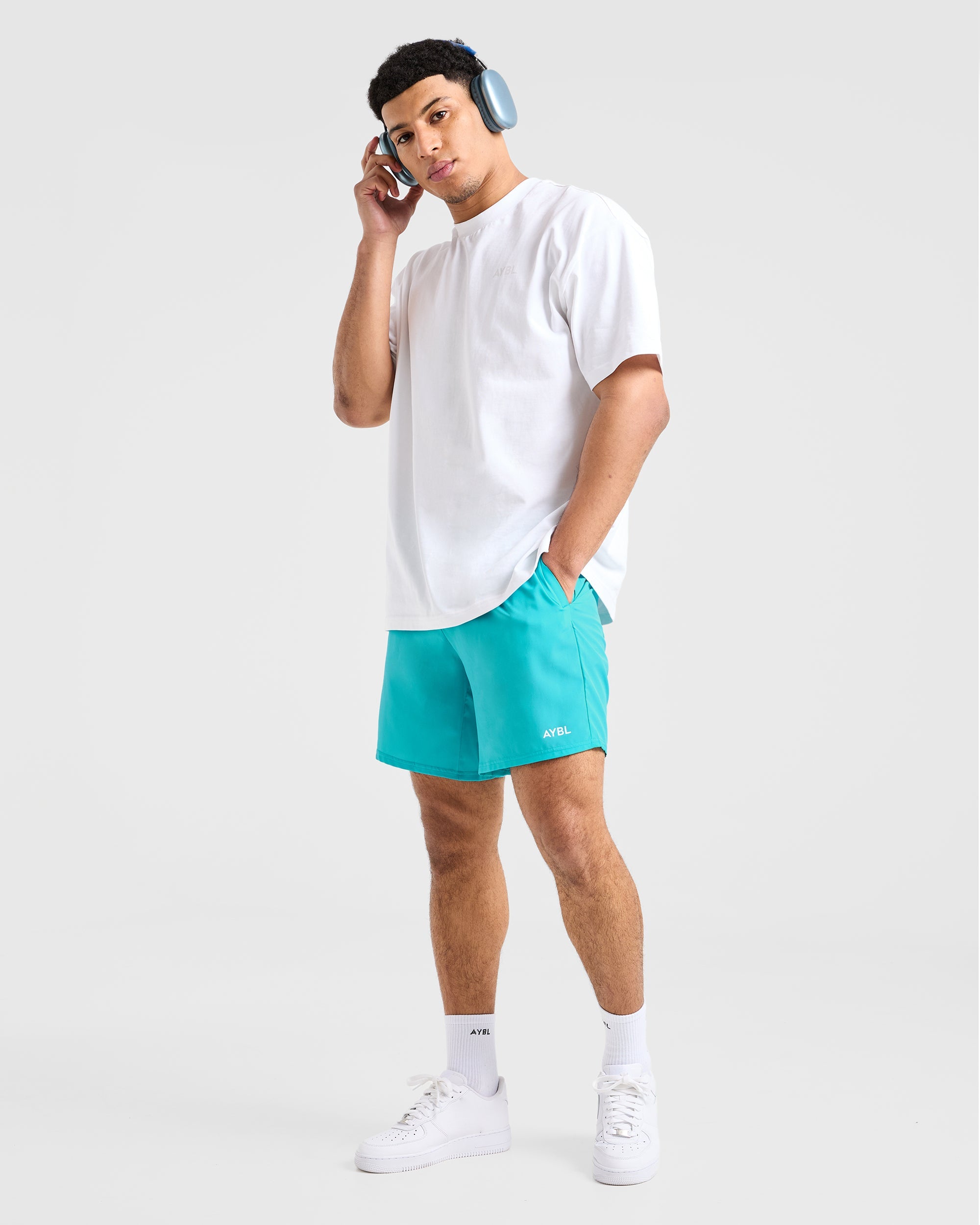 Core 7" Shorts - Aqua Blue