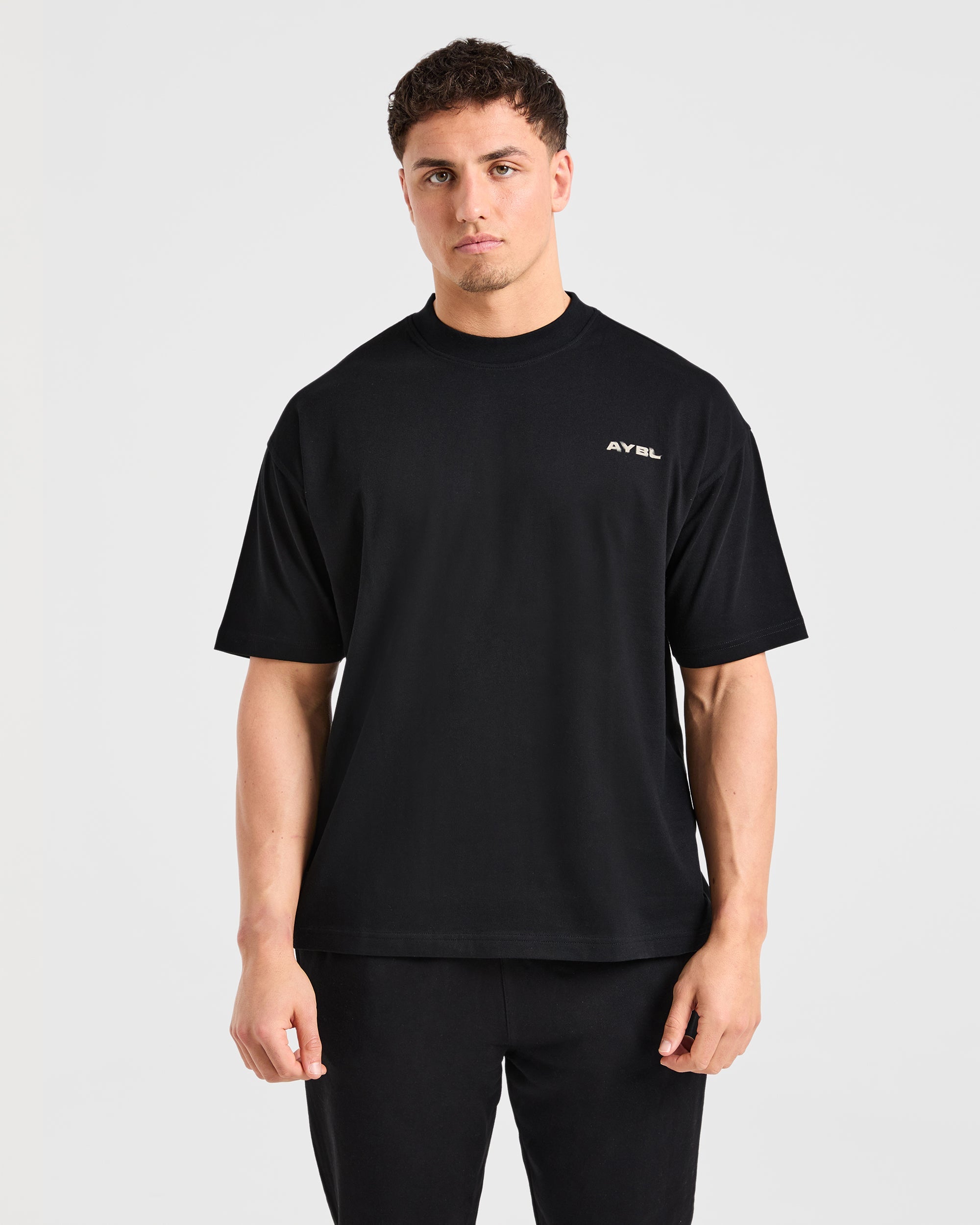 Blur Oversized T Shirt - Black