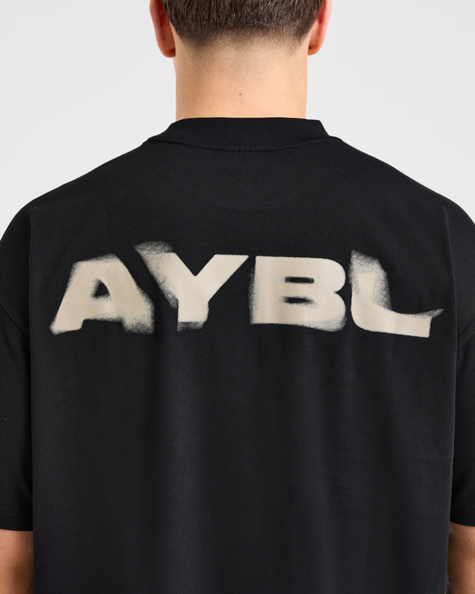 Blur Oversized T Shirt - Black