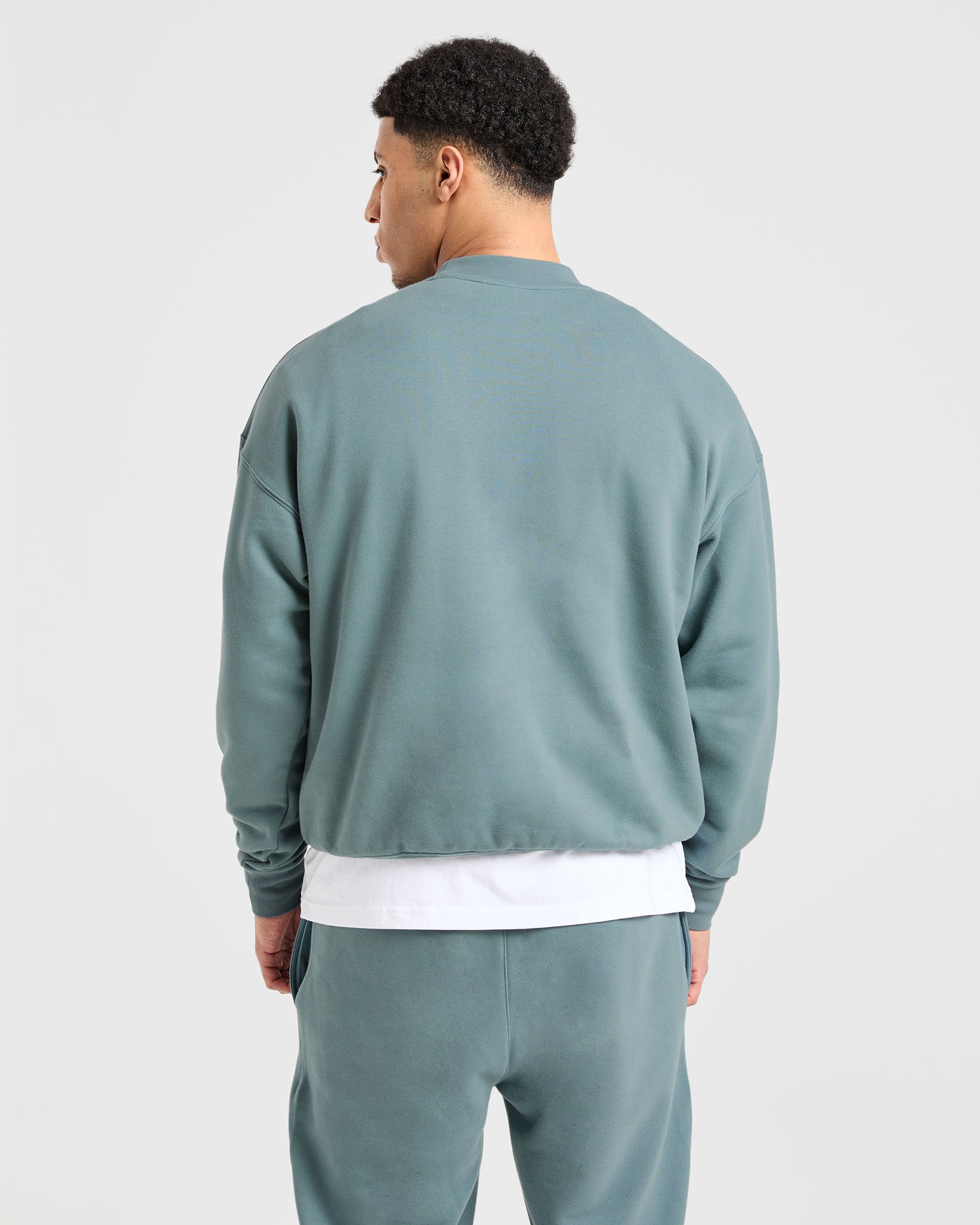 Essential Oversized Sweater - Dusty Blue